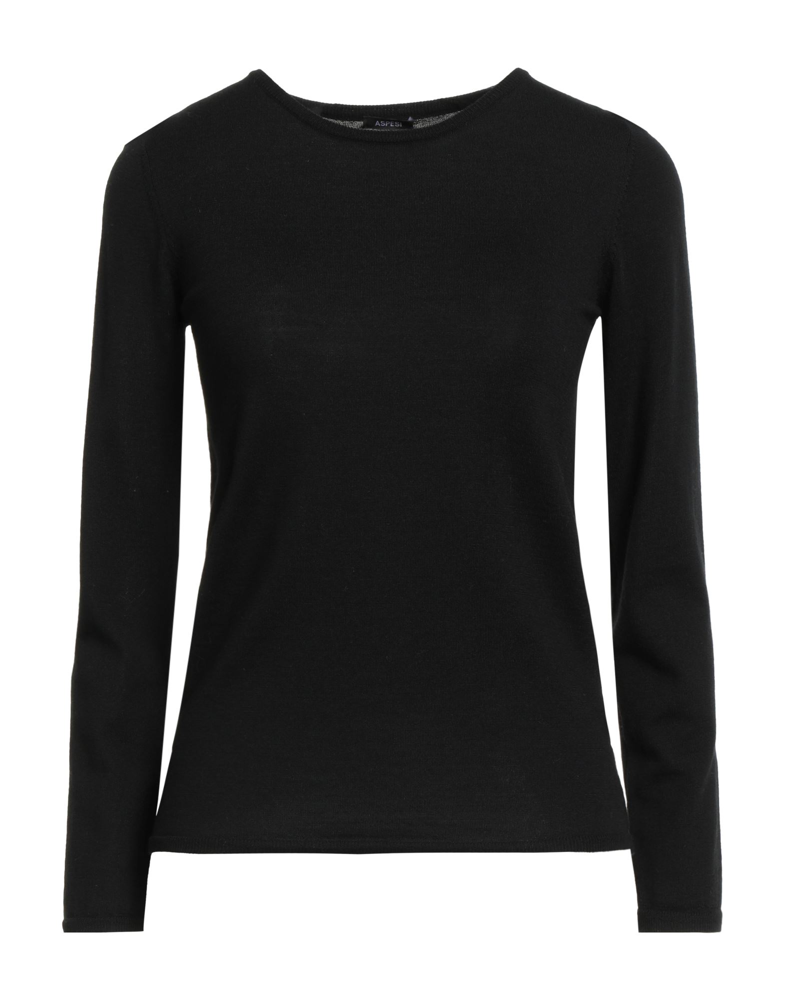 니트 소재, 라이트웨이트 니트, 솔리드 컬러, 장식 부착 없음, 크루넥, 롱 슬리브, 손세탁 또는 드라이클리닝, 표백 금지, 건조기 사용불가. 이미지