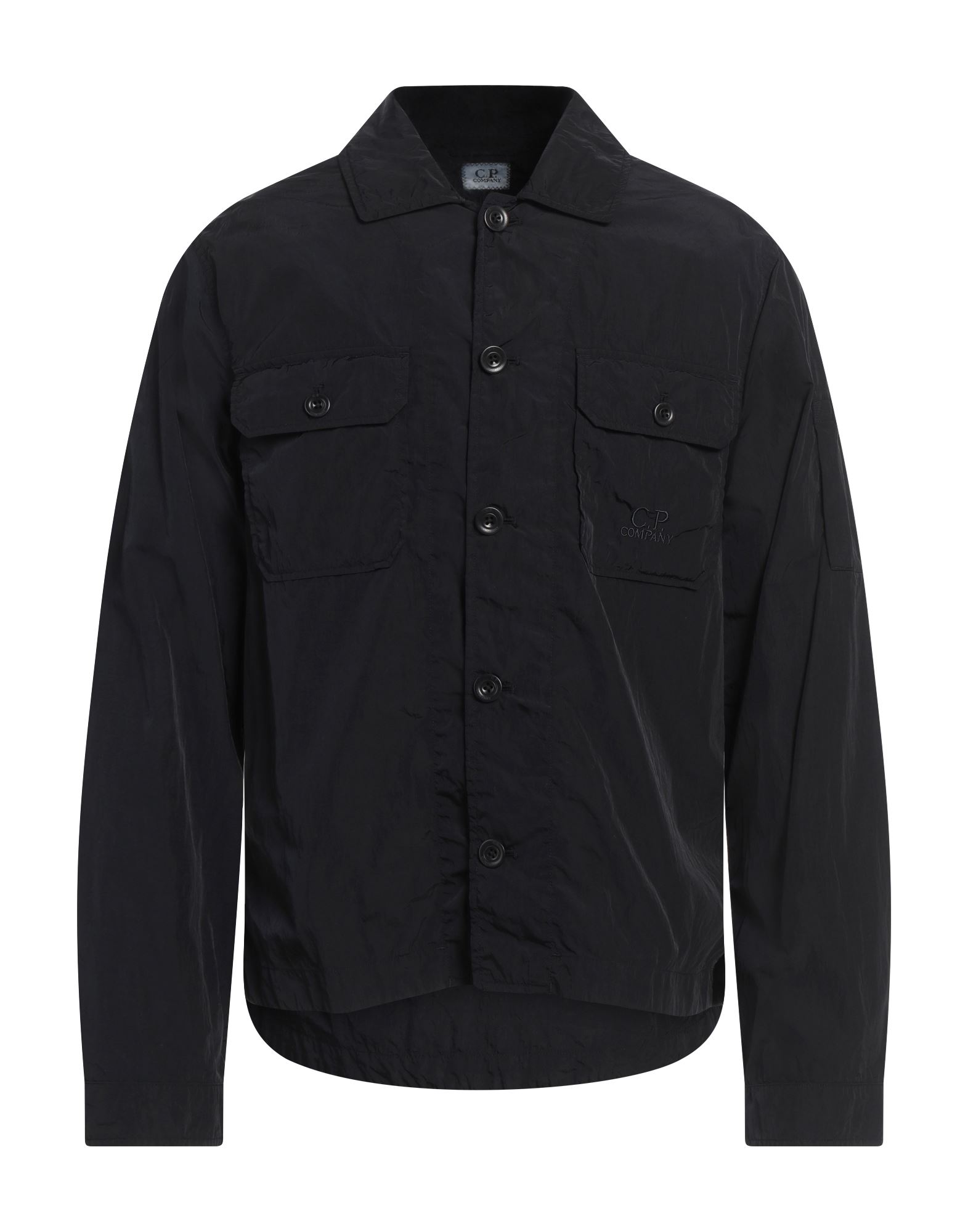 셔츠 자켓, 테크니컬 패브릭, 솔리드 컬러, 자수 로고 장식, 클래식 칼라, 롱 슬리브, 버튼 커프스, 버튼 여밈, 포켓 2개, 플랩 포켓, 사이드 슬릿 헴라인, 세탁기로 세탁, 표백 금지, 건조기 사용불가, 이 브랜드는 사이즈가 작게 나옵니다. 이미지