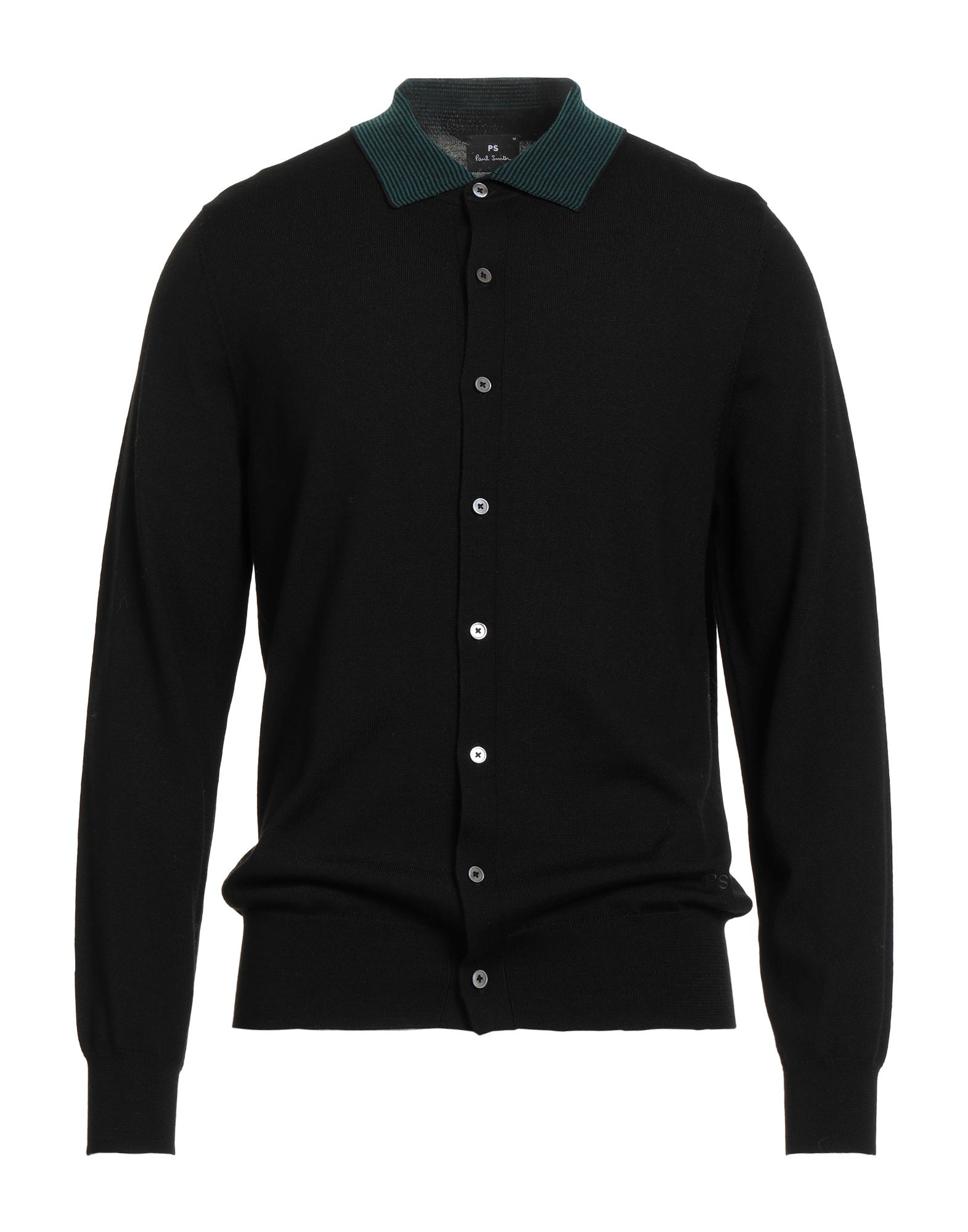 울, 라이트웨이트 니트, 솔리드 컬러, 자수 로고 장식, 롱 슬리브, 버튼 여밈, 손세탁 또는 드라이클리닝, 표백 금지, 건조기 사용불가. 이미지