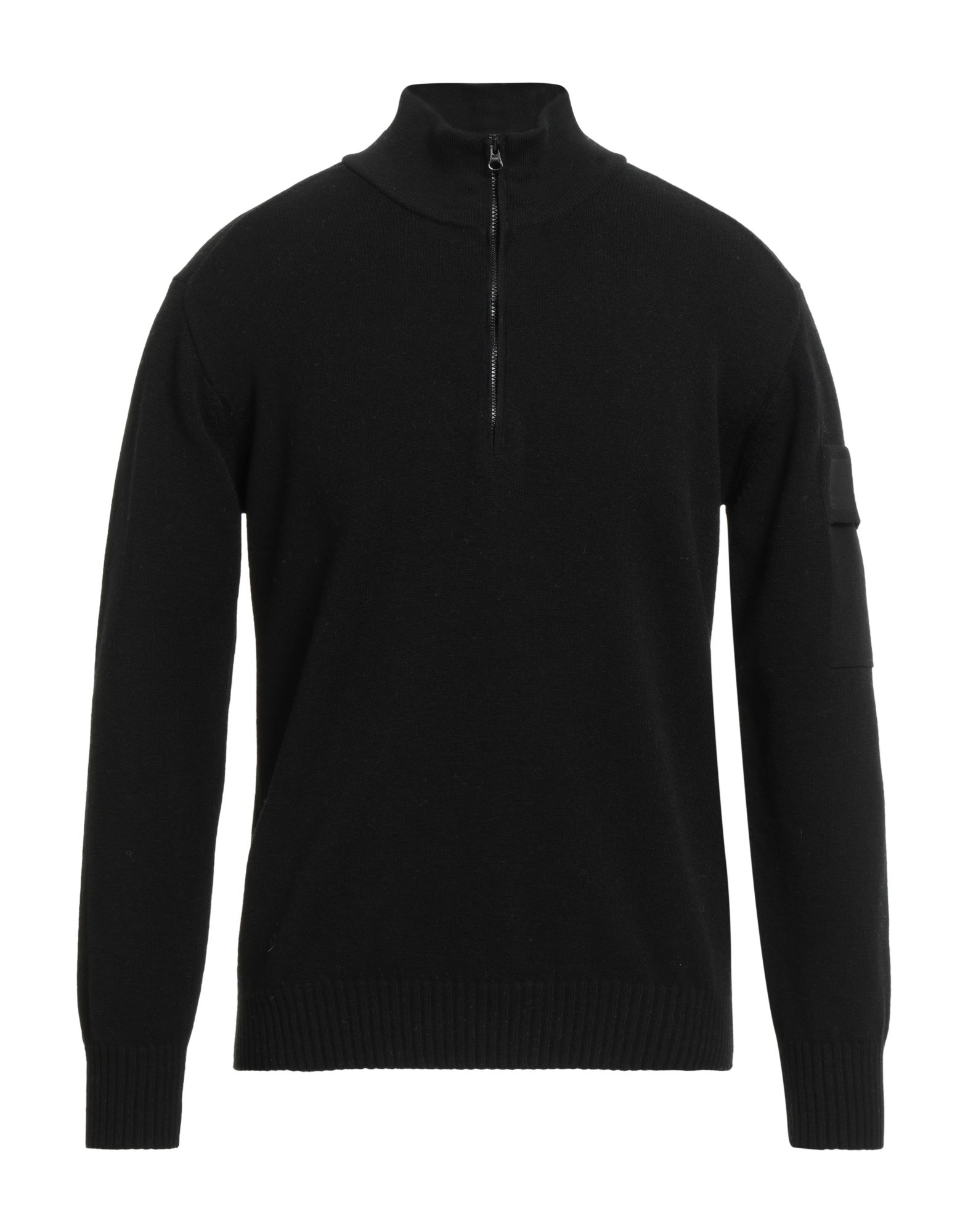 니트 소재, 라이트웨이트 니트, 장식 부착 없음, 솔리드 컬러, 크루넥, 롱 슬리브, 지퍼 여밈, 손세탁, 표백 금지, 건조기 사용불가. 이미지