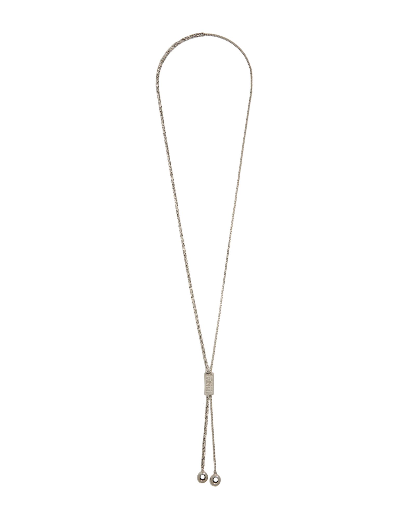 네크리스, 메탈, 브랜드 로고, 조절가능 클로져. 이미지