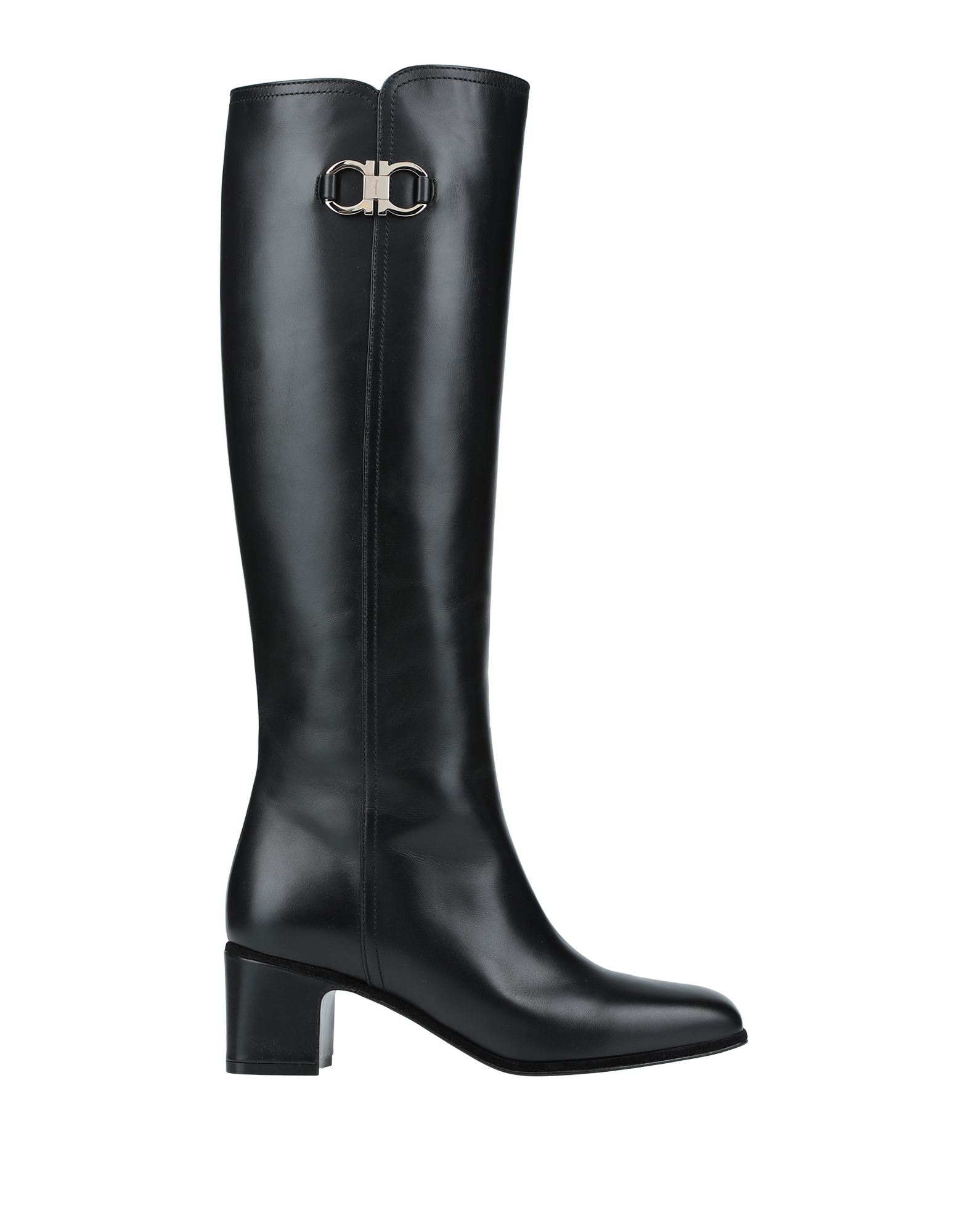 가죽, 로고, 솔리드 컬러, 스퀘어 토, 스퀘어 힐, 가죽 안감, 가죽/고무 밑창, 동물성 비섬유 자재 함유. 이미지