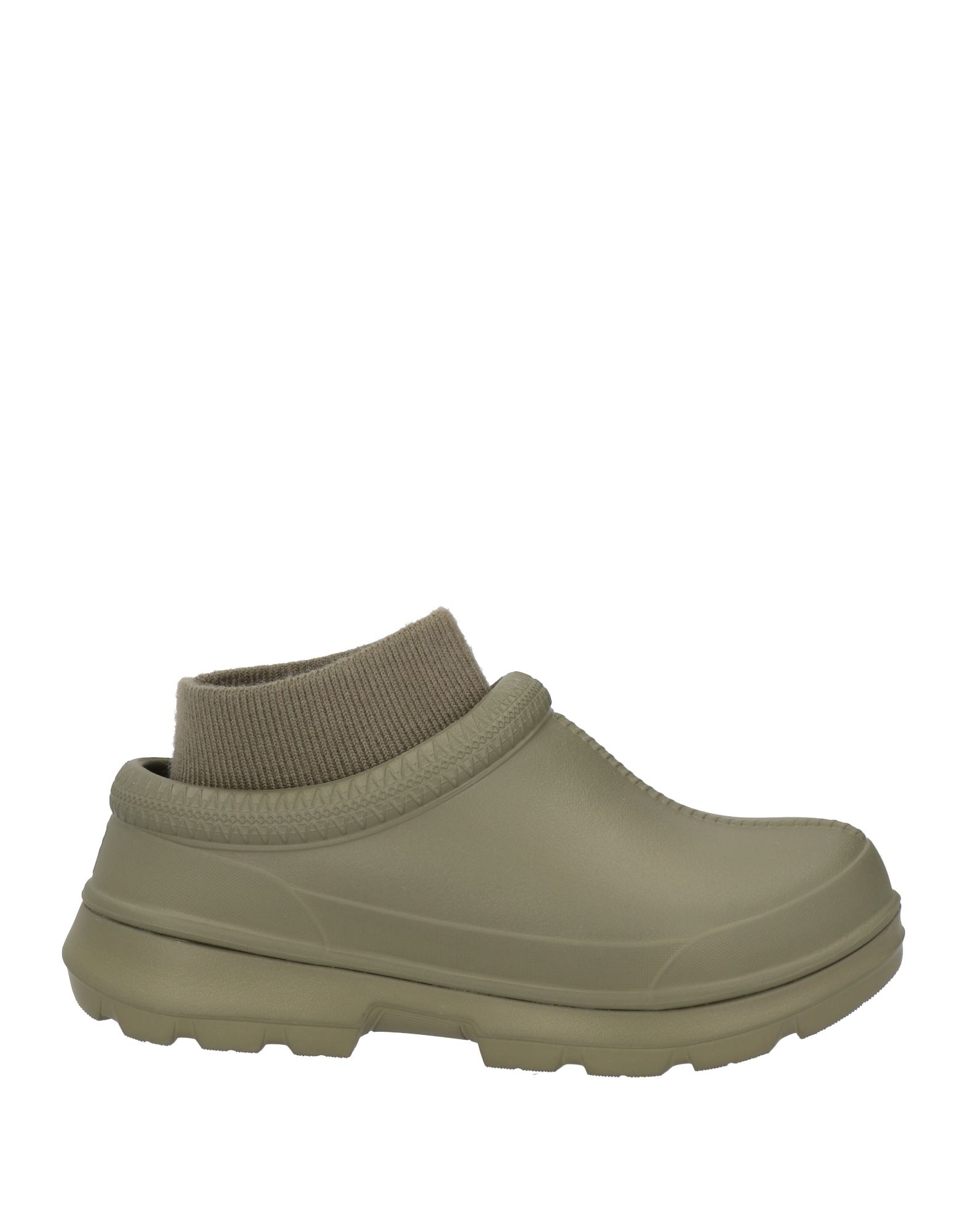 브랜드 로고, 솔리드 컬러, 디테쳐블 안감, 라운드 토, 스퀘어 힐, 플라스틱 웨지, 고무 밑창, 방수, model 뮬. 이미지