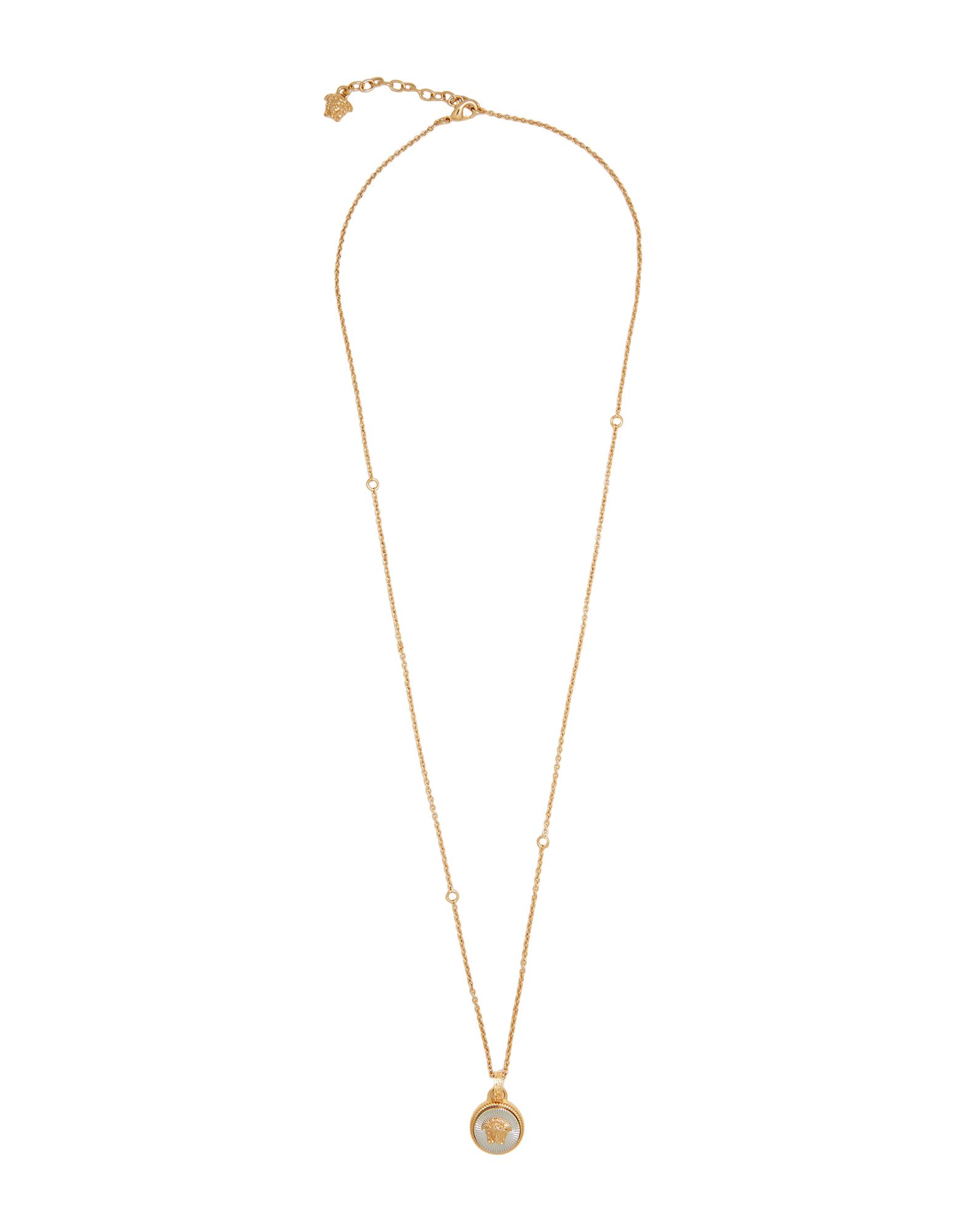 팬던트 초커, 브랜드 로고, 조절가능 훅&체인 클로져. 이미지