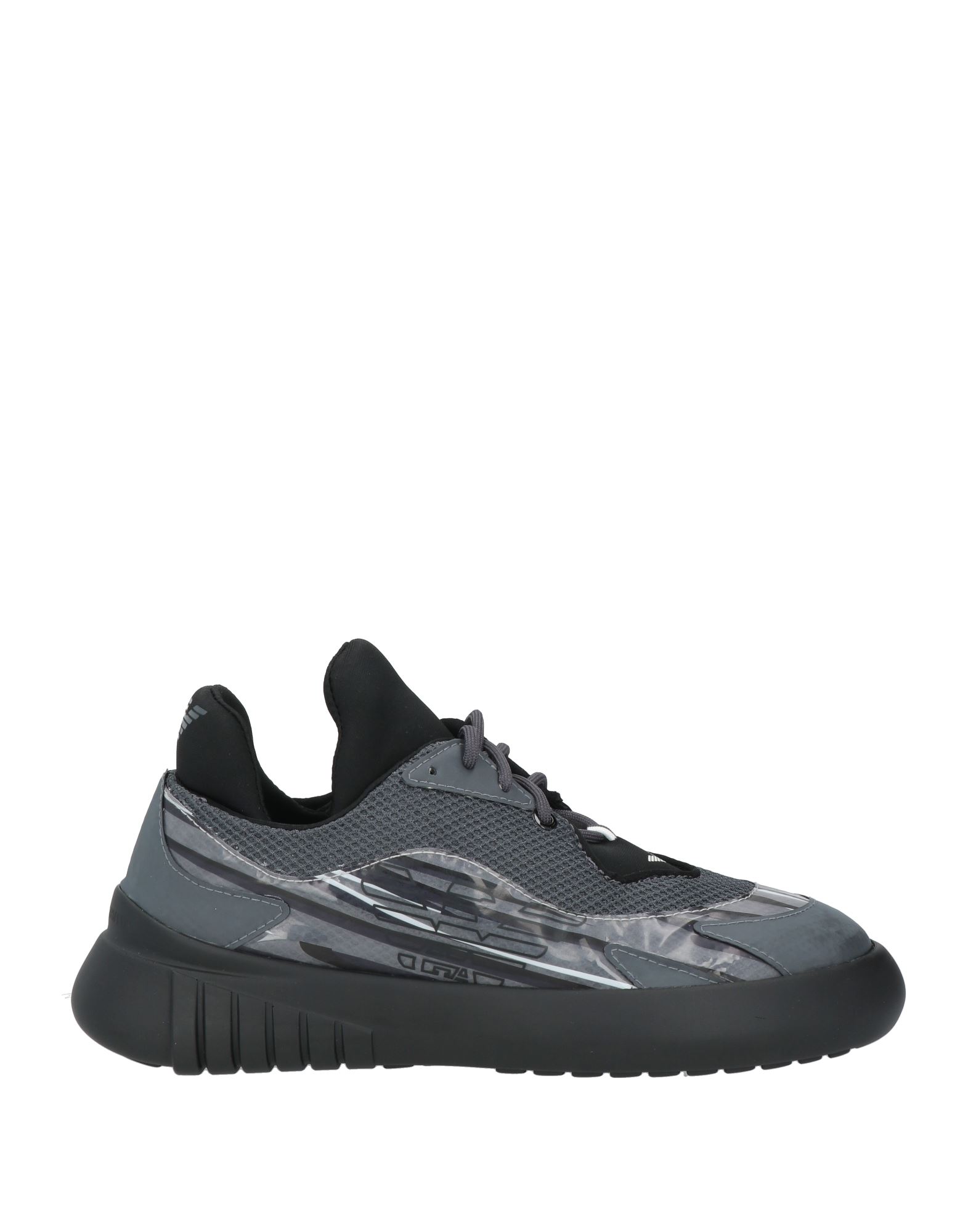 로우탑 스니커즈 & 스포츠 슈즈, 테크니컬 패브릭, 인조가죽, 브랜드 로고, 멀티컬러 패턴, 내부 테크니컬 패브릭, 레이스업 여밈, 라운드 토, 힐 없음, 미끄럼방지 고무 밑창. 이미지