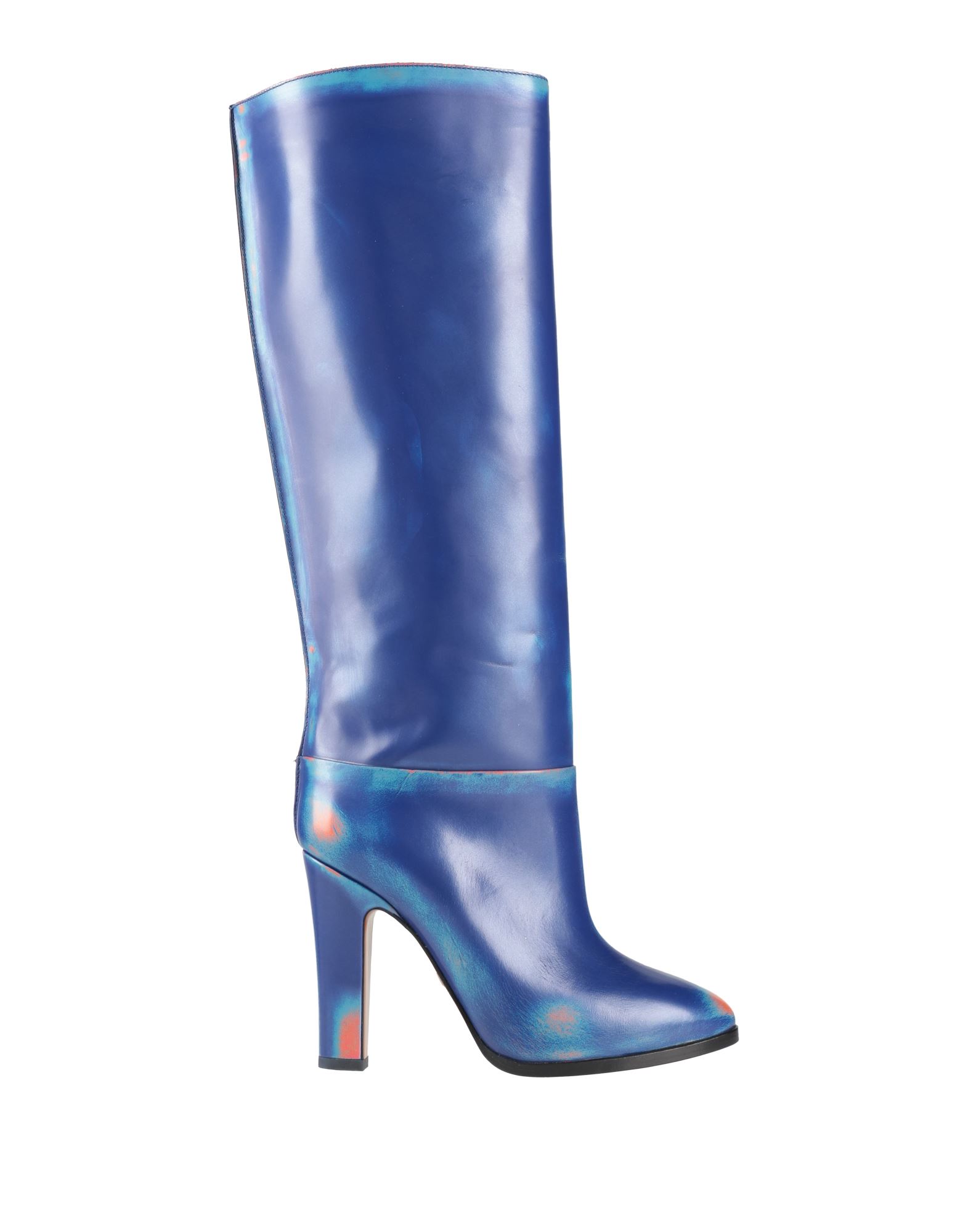 부츠, 가죽, 장식 부착 없음, 타이다이, 가죽 소재의 내부, 라운드 토, 스퀘어 힐, 가죽 밑창, 동물성 비섬유 자재 함유. 이미지