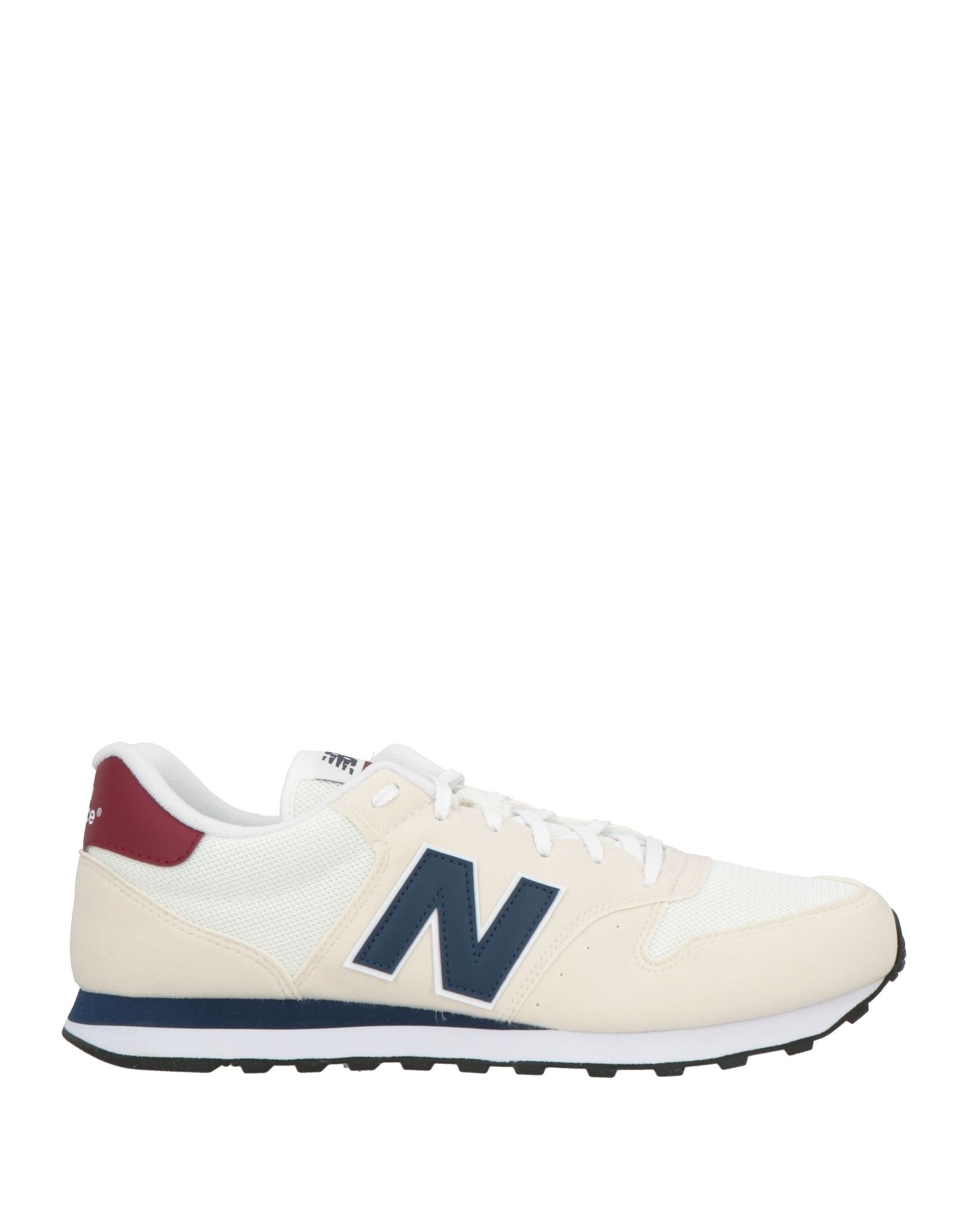 로우탑 스니커즈 & 스포츠 슈즈, new balance 500, 스웨이드 효과 패브릭, 테크니컬 패브릭, 장식 디테일 솔리드 컬러, 브랜드 로고, 내부 테크니컬 패브릭, 레이스업 여밈, 라운드 토, 고무 밑창, 스몰 핏. 이미지