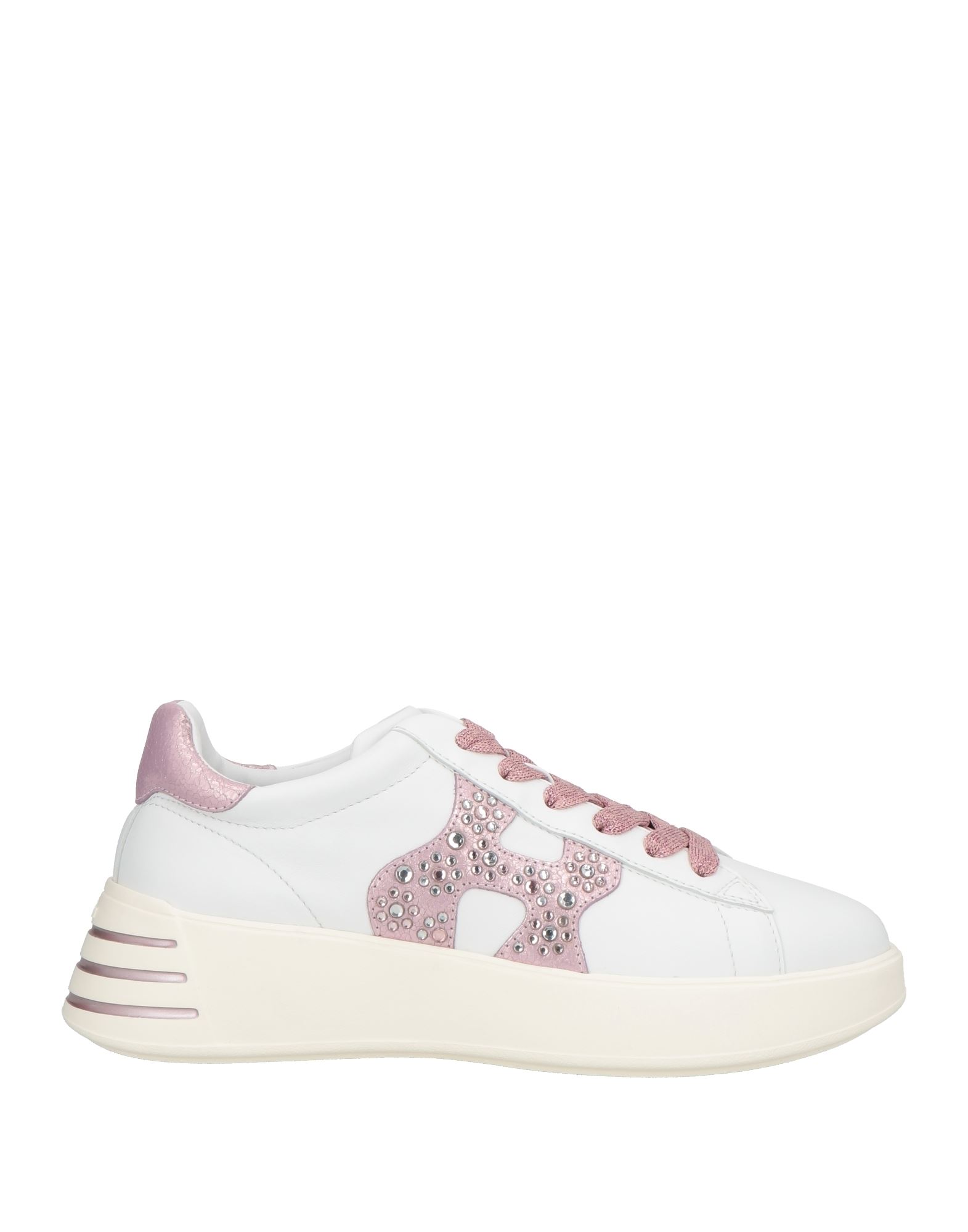 model 웨지힐, 가죽, 메탈릭 효과, 장식 디테일 솔리드 컬러, 브랜드 로고, 크리스탈, 가죽 소재의 내부, 레이스업 여밈, 라운드 토, 히든 웨지, 고무 밑창, 동물성 비섬유 자재 함유. 이미지