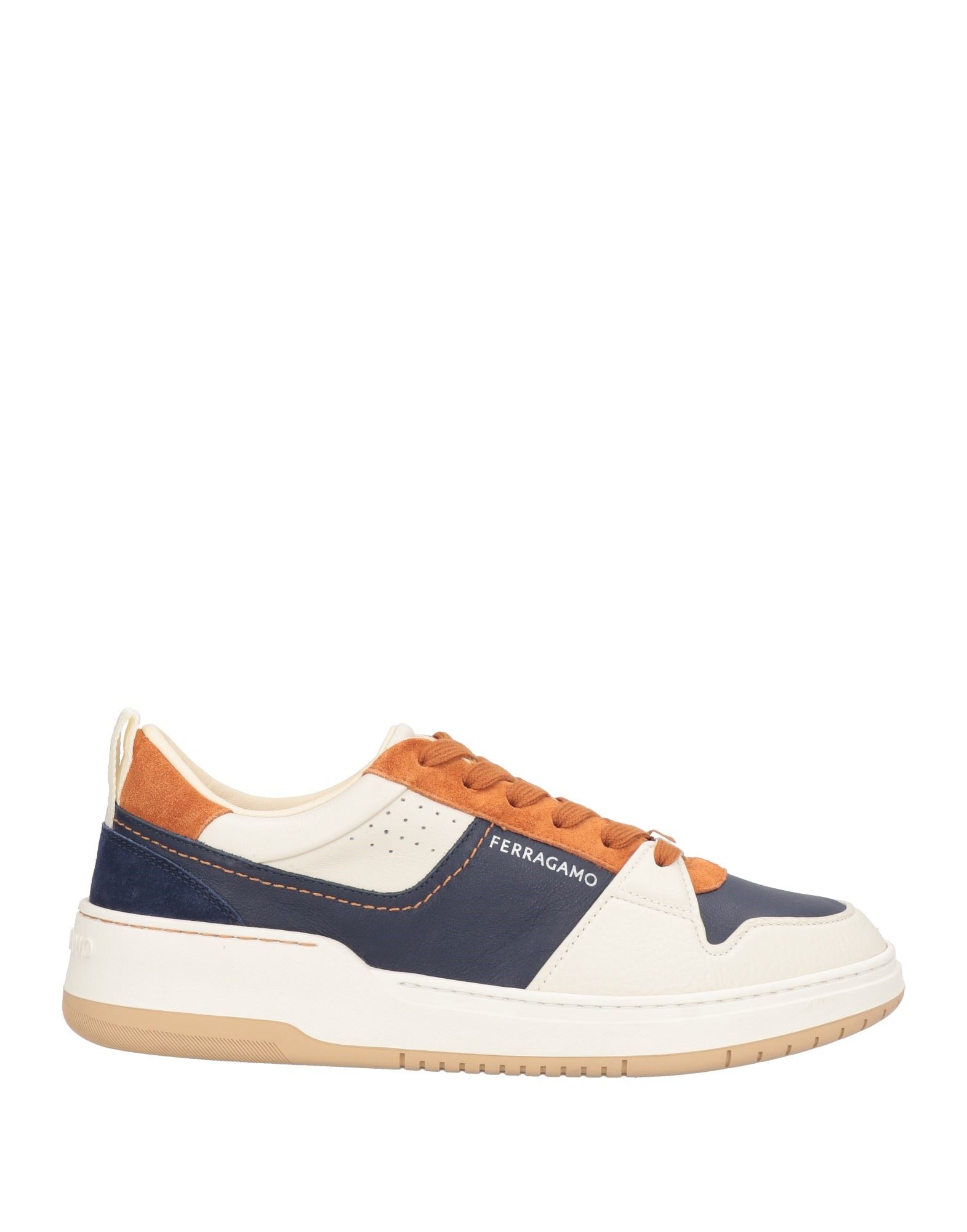 로우탑 스니커즈 & 스포츠 슈즈, 가죽, 멀티컬러 패턴, 브랜드 로고, 스웨이드 트리밍 , 가죽 소재의 내부, 레이스업 여밈, 라운드 토, 미끄럼방지 고무 밑창, 동물성 비섬유 자재 함유, 라지 핏. 이미지