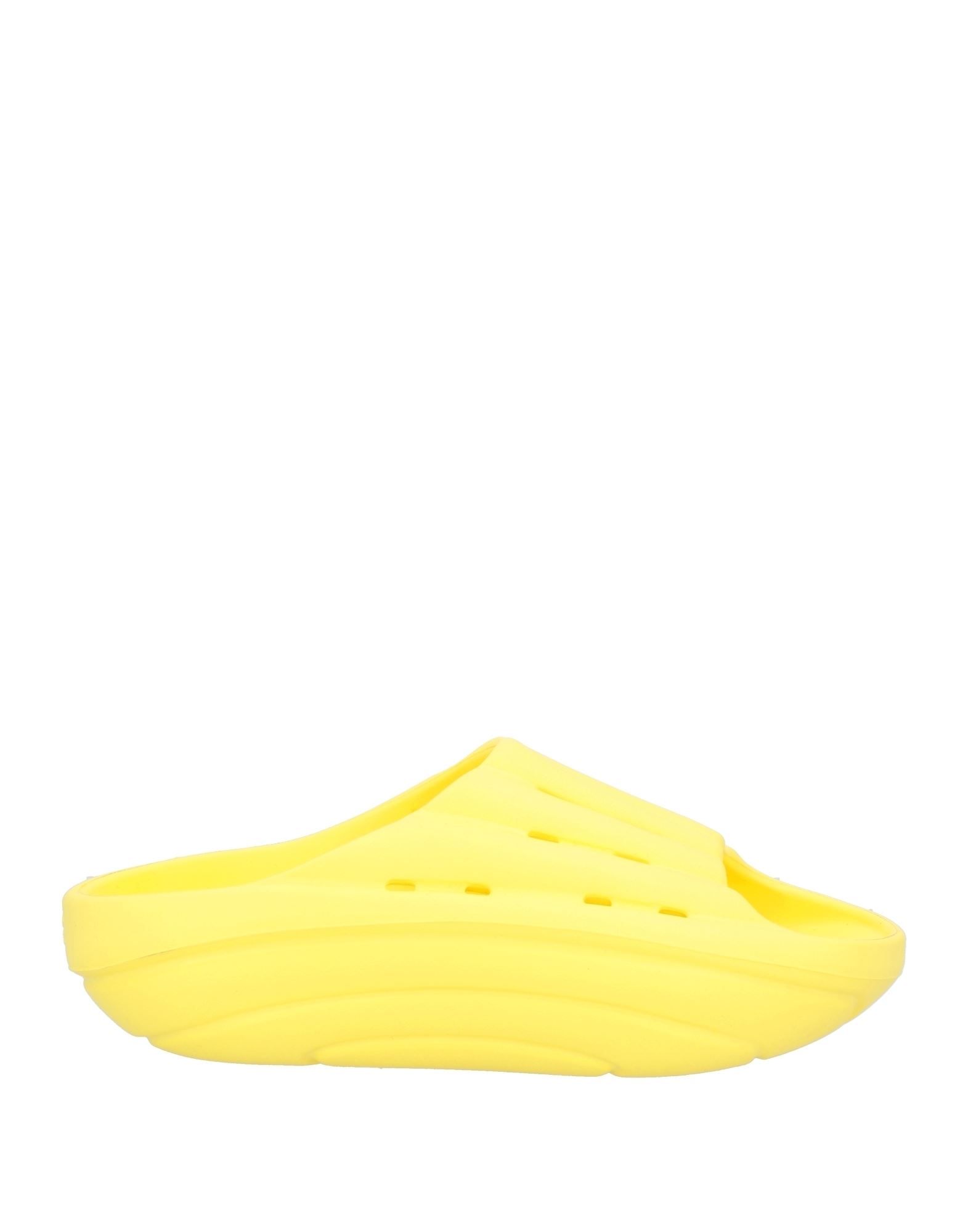 고무, 브랜드 로고, 솔리드 컬러, 고무 안감, 라운드 토, 힐 없음, 미끄럼방지 고무 밑창, 풀 슬라이드 샌들. 이미지