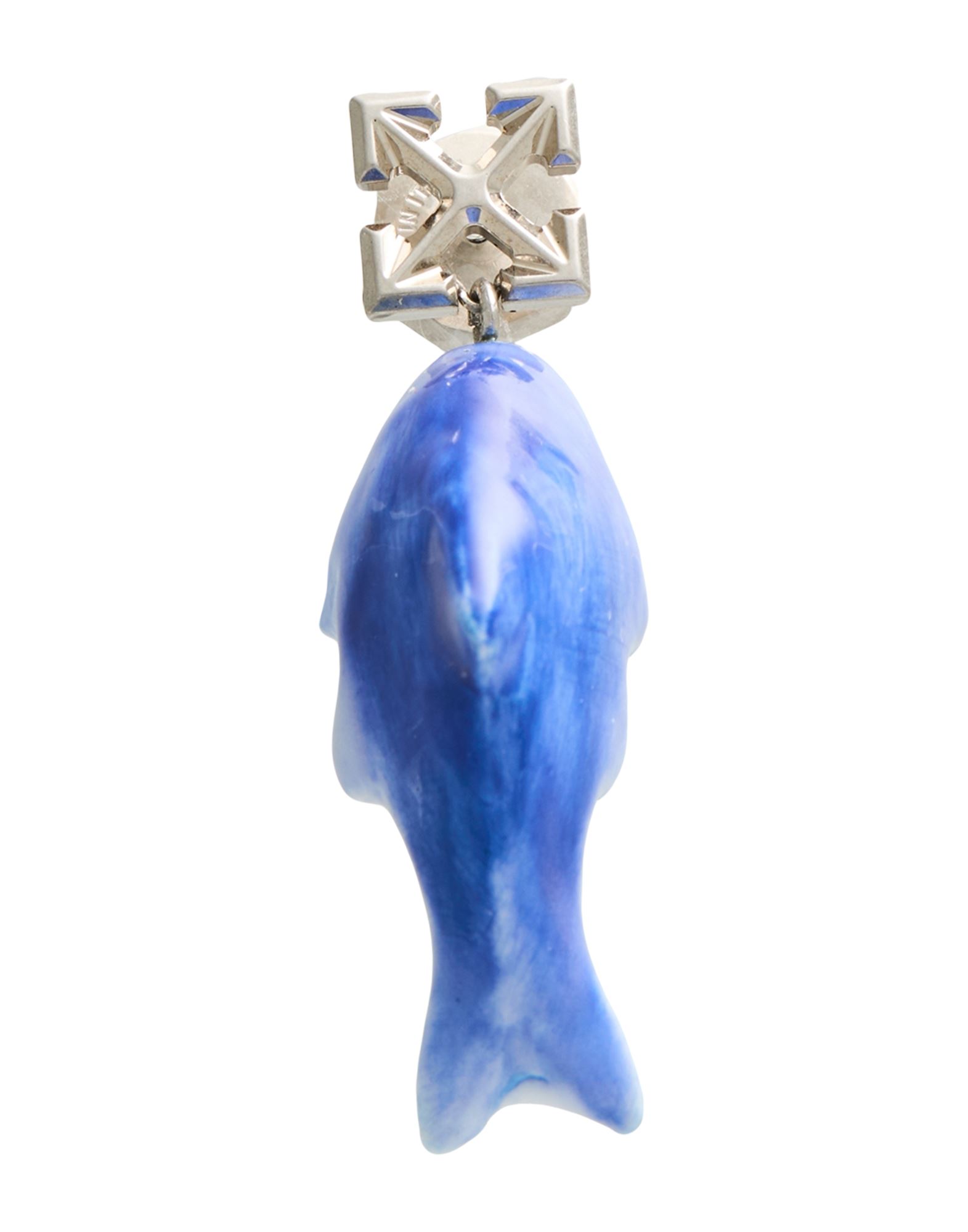 싱글 이어링, 브랜드 로고, 스터드 클로져. 이미지