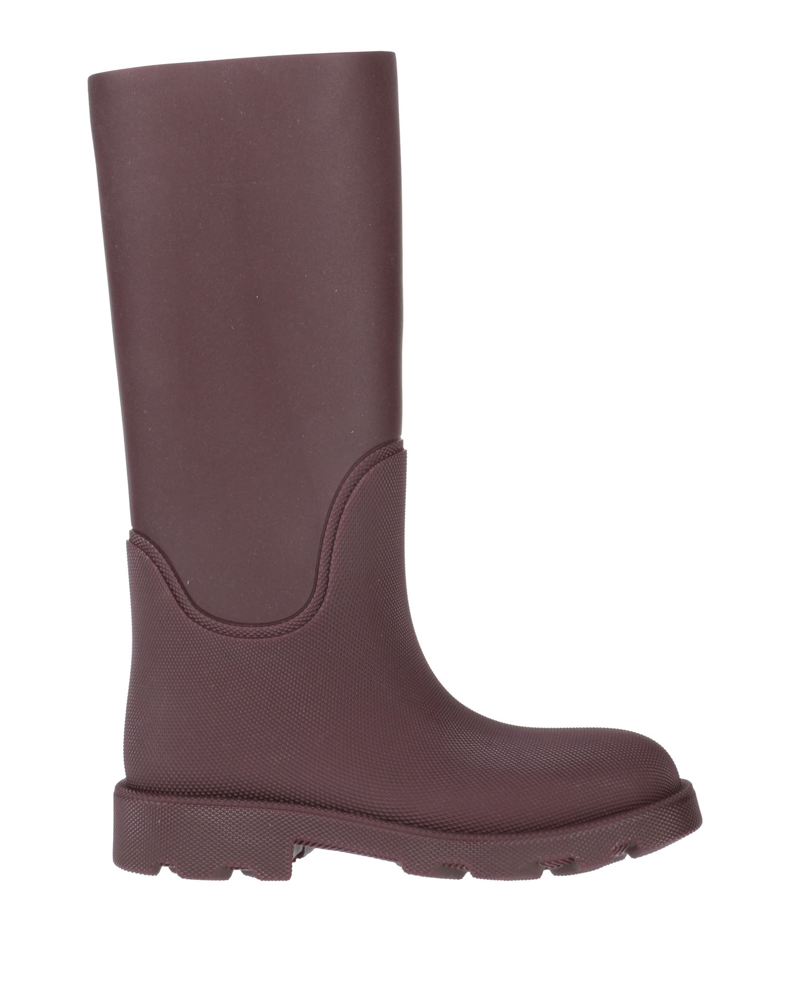 레인 부츠, 고무, 솔리드 컬러, 장식 부착 없음, 안감없음, 라운드 토, 스퀘어 힐, 고무 힐, 미끄럼방지 고무 밑창, 스몰 핏. 이미지