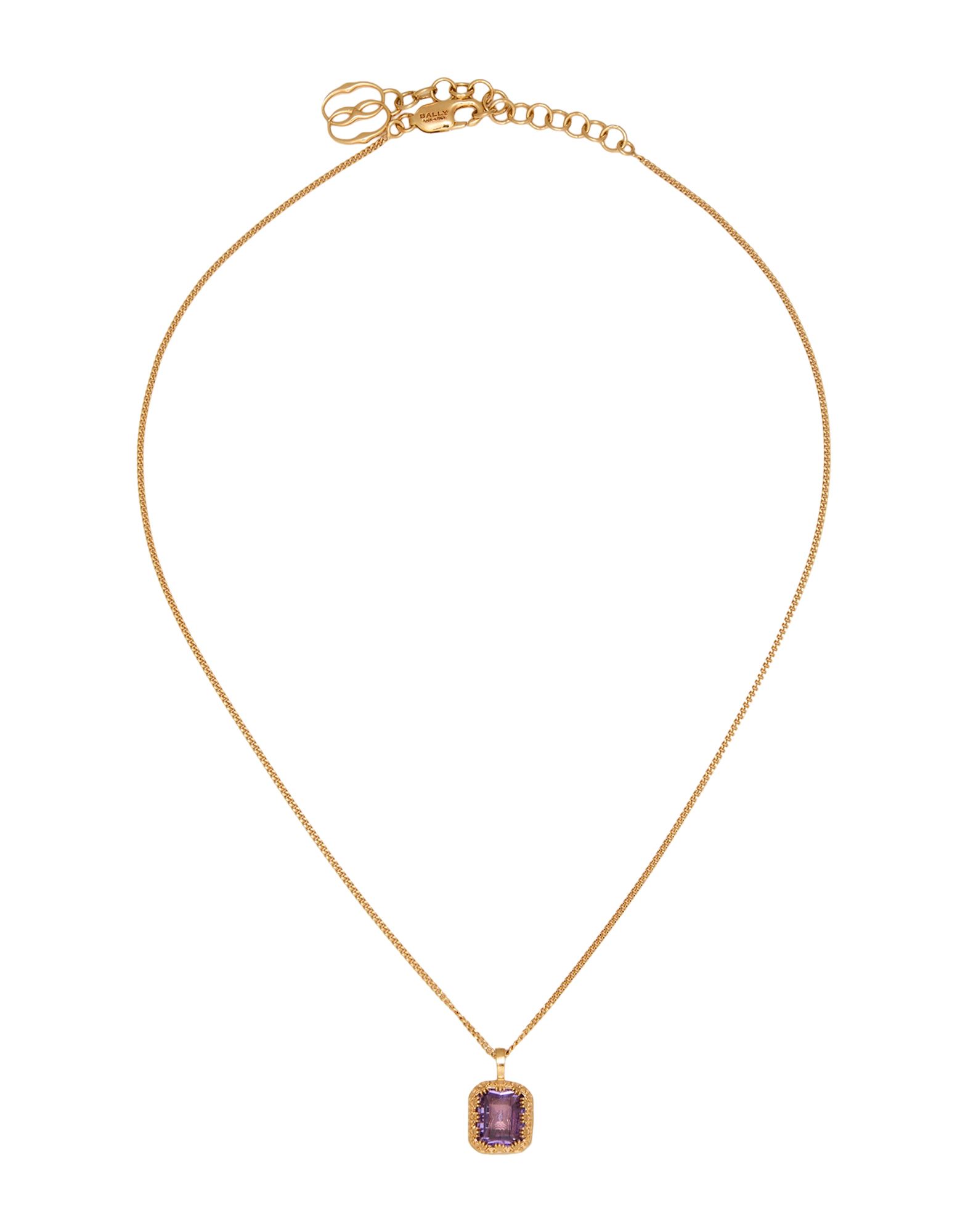 네크리스, 메탈, 브랜드 로고, 조절가능 훅&체인 클로져. 이미지