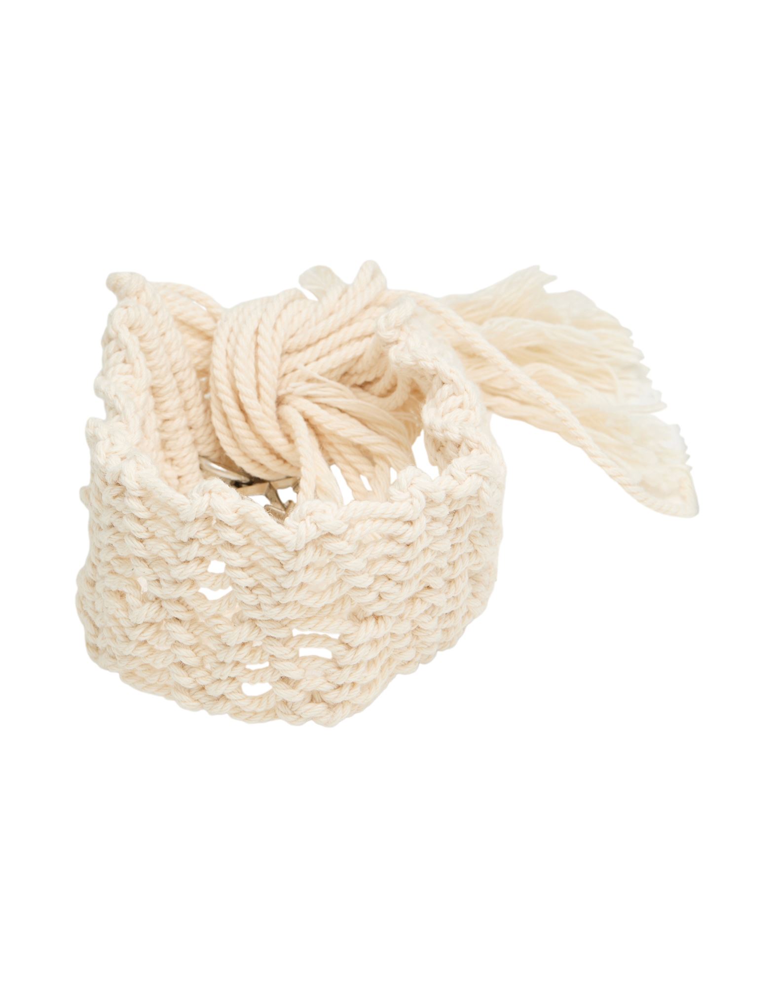 크로셰 니트, 장식 부착 없음, 타이 여밈. 이미지