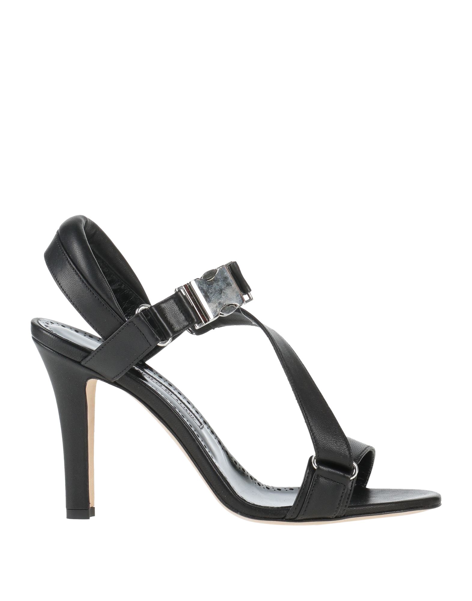 앵클 스트랩 샌들, 가죽, 장식 부착 없음, 솔리드 컬러, 가죽 소재의 내부, 버클 잠금, 라운드 토, 스퀘어 힐, 가죽 밑창, 동물성 비섬유 자재 함유, 라지 핏. 이미지