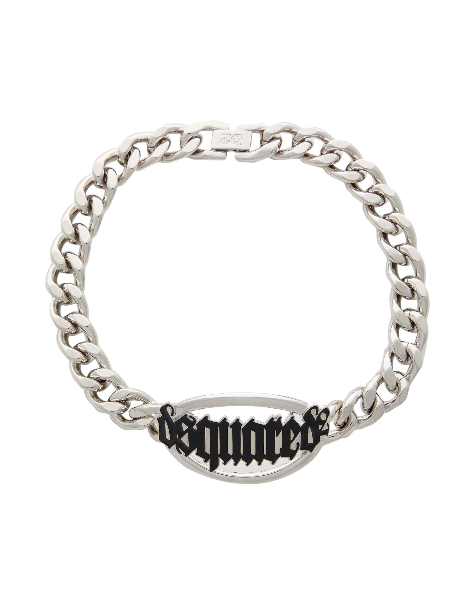 초커, 메탈, 브랜드 로고, 레버백 잠금. 이미지