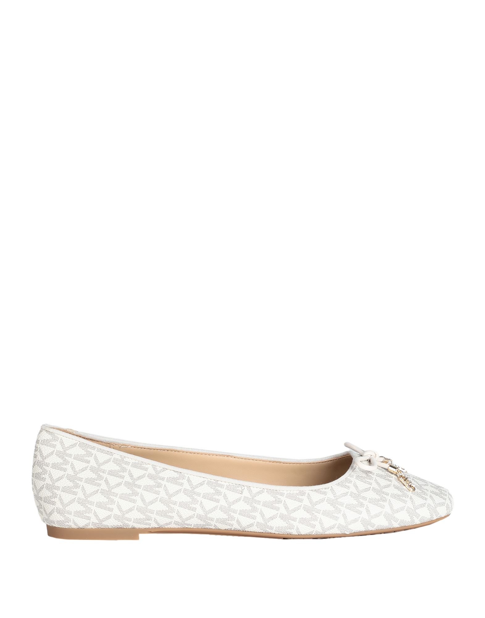 보우 디테일, 로고 디자인, 가죽 백킹, 라운드 토, 힐 없음, 고무 밑창, 발레리나 플랫. 이미지