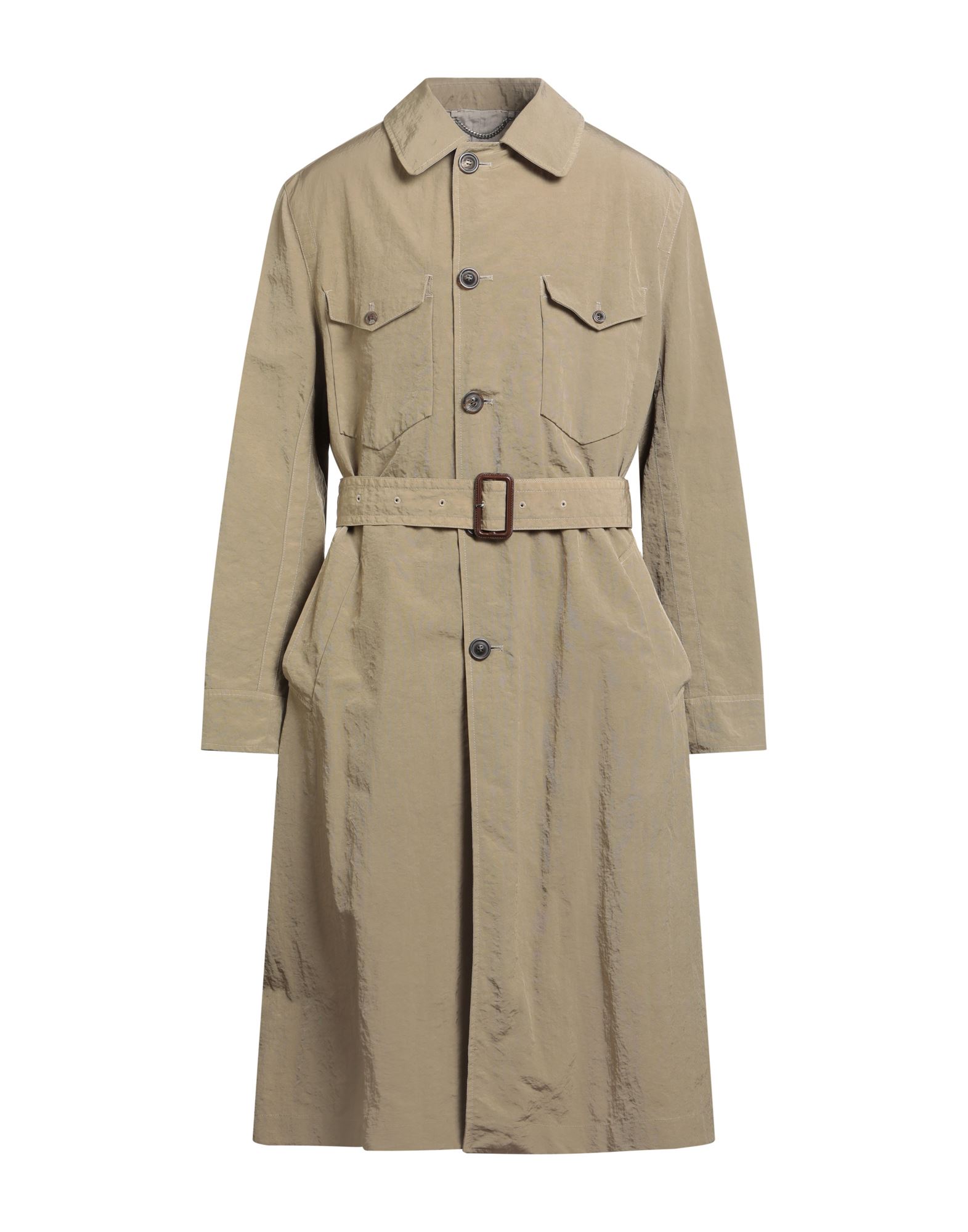 롱 자켓, 테크니컬 패브릭, 솔리드 컬러, 벨트, 클래식 칼라, 더블브레스티드, 롱 슬리브, 안감있음, 버튼 여밈, 멀티 포켓, 더블 페이스, 세탁기 세탁 또는 드라이클리닝, 표백 금지, 건조기 사용불가, 이 브랜드는 사이즈가 크게 나옵니다. 이미지