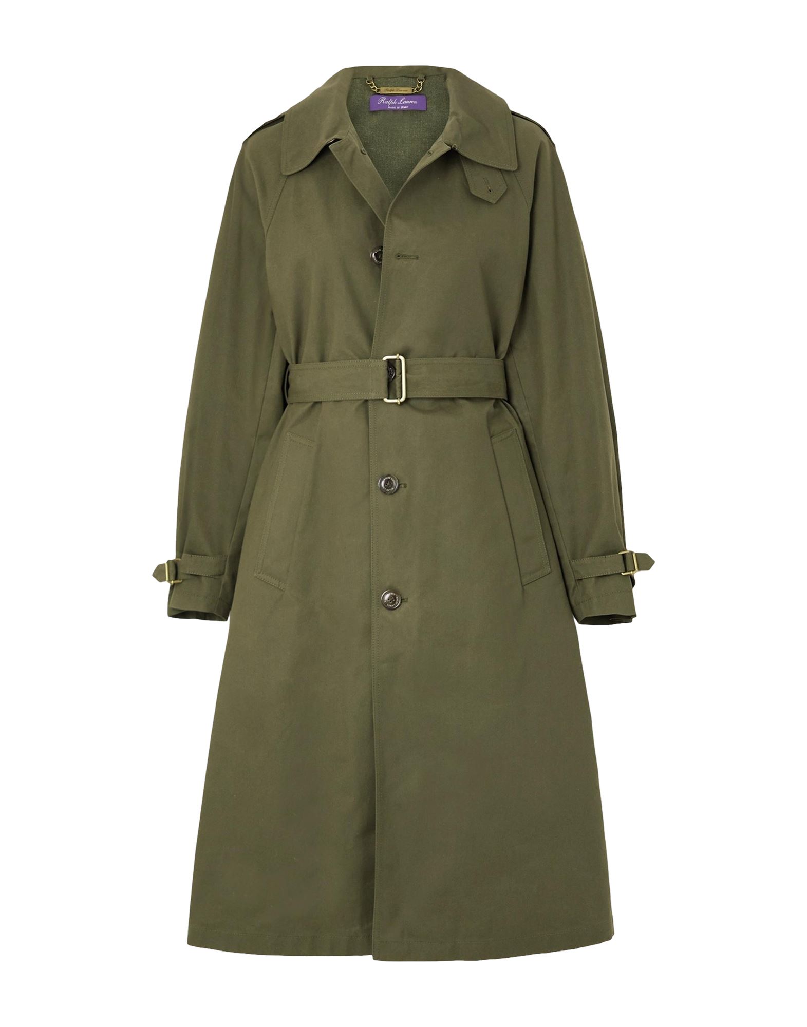 롱 자켓, 캔바스, 벨트, 브랜드 로고, 솔리드 컬러, 클래식 칼라, 싱글브레스티드, 롱 슬리브, 부분적으로 안감 처리한 내부, 버튼 여밈, 멀티 포켓, 드라이클리닝, 표백 금지, 건조기 사용불가. 이미지