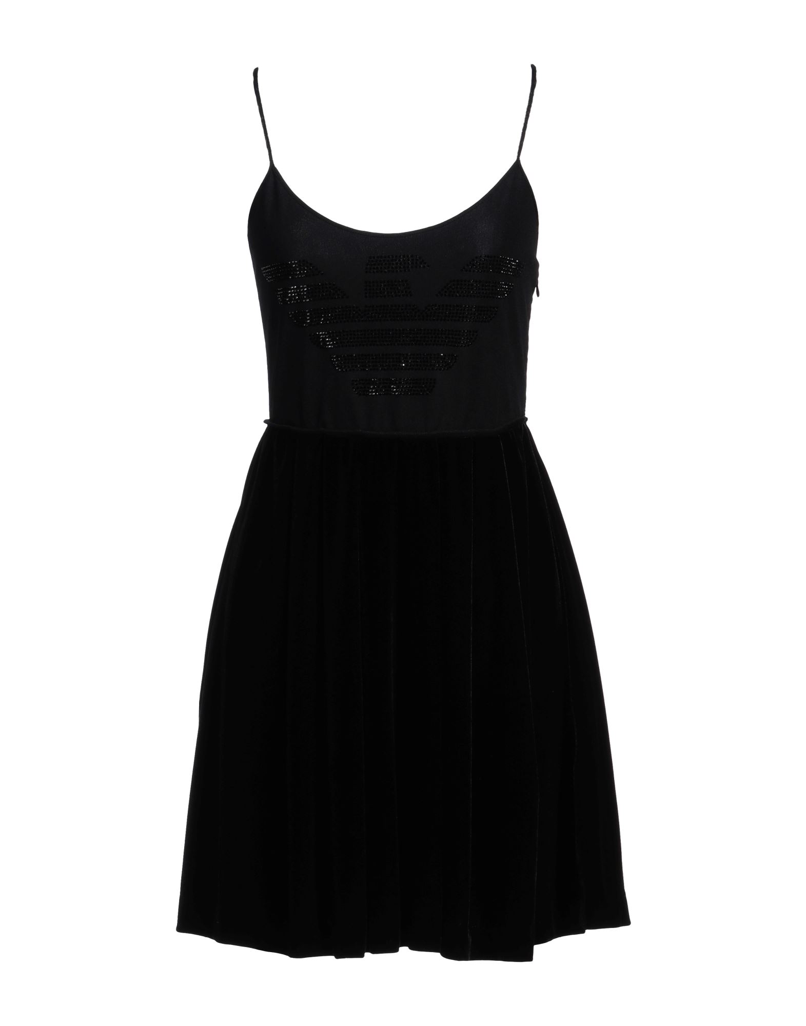 저지, 셔닐, 크리스탈, 브랜드 로고, 솔리드 컬러, 와이드 네크라인, 슬리브리스, 지퍼 여밈, 멀티 포켓, 스트레치, 손세탁, 표백 금지, 건조기 사용불가, 풀 스커트 원피스. 이미지