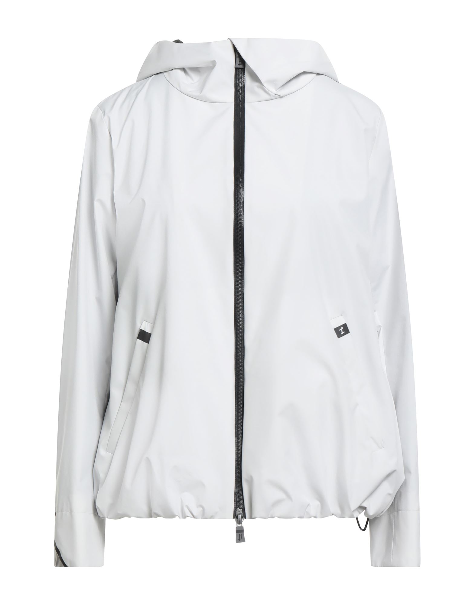 윈드브레이커, 테크니컬 패브릭, 브랜드 로고, 장식 디테일 솔리드 컬러, 후드, 롱 슬리브, 안감있음, 지퍼 여밈, 지퍼 포켓, 드로스트링 헴라인, 손세탁, 표백 금지, 건조기 사용불가. 이미지