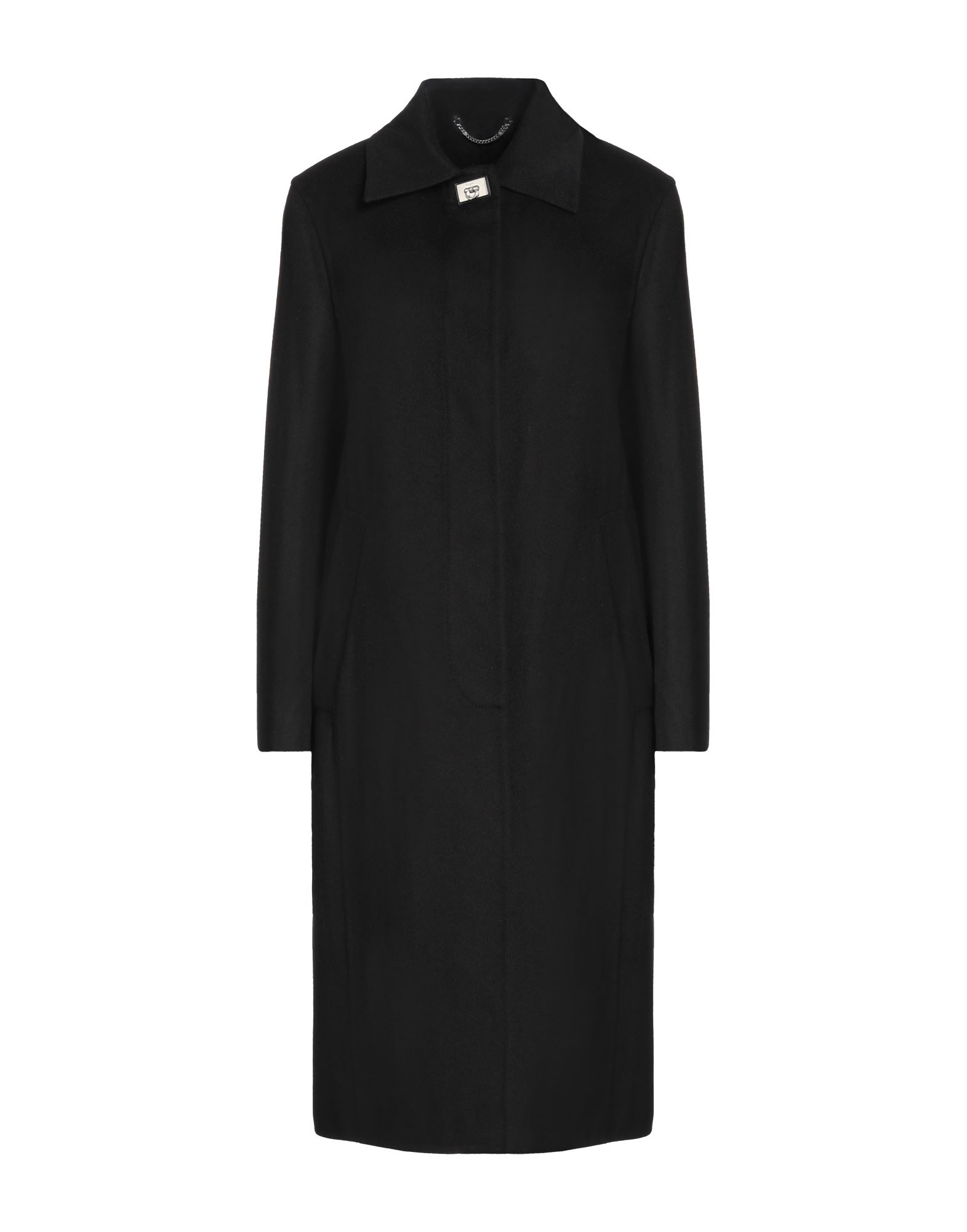 벨루어, 장식 부착 없음, 솔리드 컬러, 클래식 칼라, 싱글브레스티드, 롱 슬리브, 안감없음, 버튼 여밈, 멀티 포켓, 동물성 비섬유 자재 함유, 맥코트 스타일, 라지 핏. 이미지