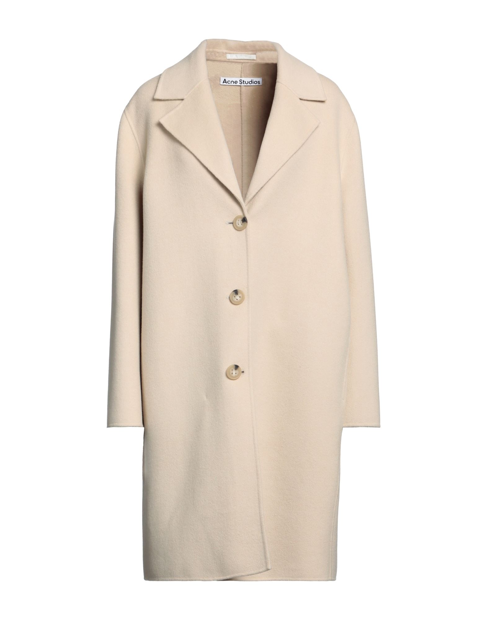 펠트 직물, 장식 부착 없음, 솔리드 컬러, 라펠, 싱글브레스티드, 롱 슬리브, 안감없음, 버튼 여밈, 멀티 포켓, 라지 핏, 싱글브레스티드 자켓. 이미지