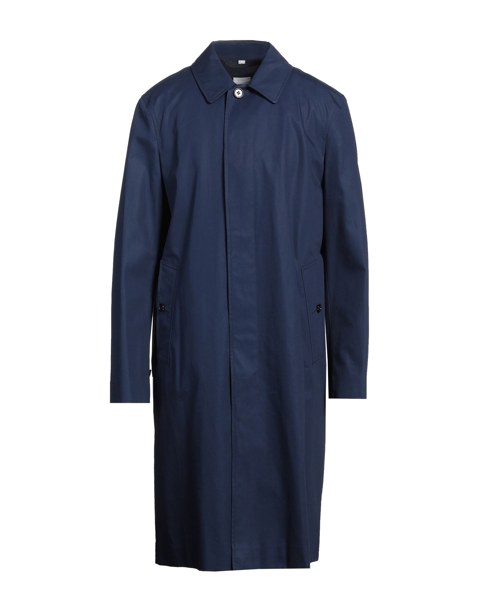 매킨토시, 개버딘, 솔리드 컬러, 장식 부착 없음, 클래식 칼라, 싱글브레스티드, 롱 슬리브, 안감있음, 버튼 여밈, 멀티 포켓, 드라이클리닝, 표백 금지, 건조기 사용불가. 이미지