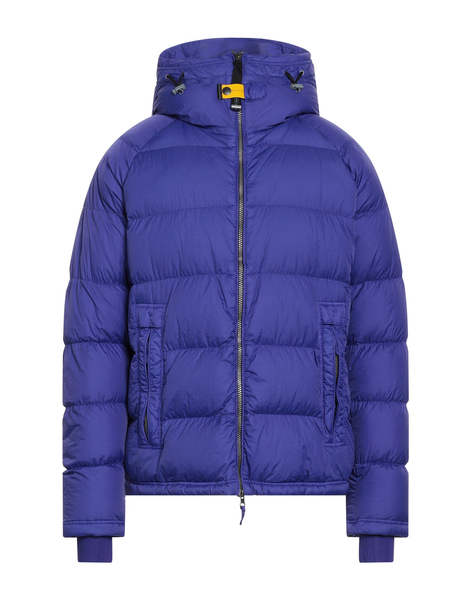 쇼트 다운 자켓, 테크니컬 패브릭, 브랜드 로고, 솔리드 컬러, 후드, 롱 슬리브, 덕 다운 내장, 헤비 패딩, 지퍼 여밈, 지퍼 포켓, 동물성 비섬유 자재 함유, 세탁기로 세탁, 표백 금지, 건조기 사용불가, 다림질 금지. 이미지