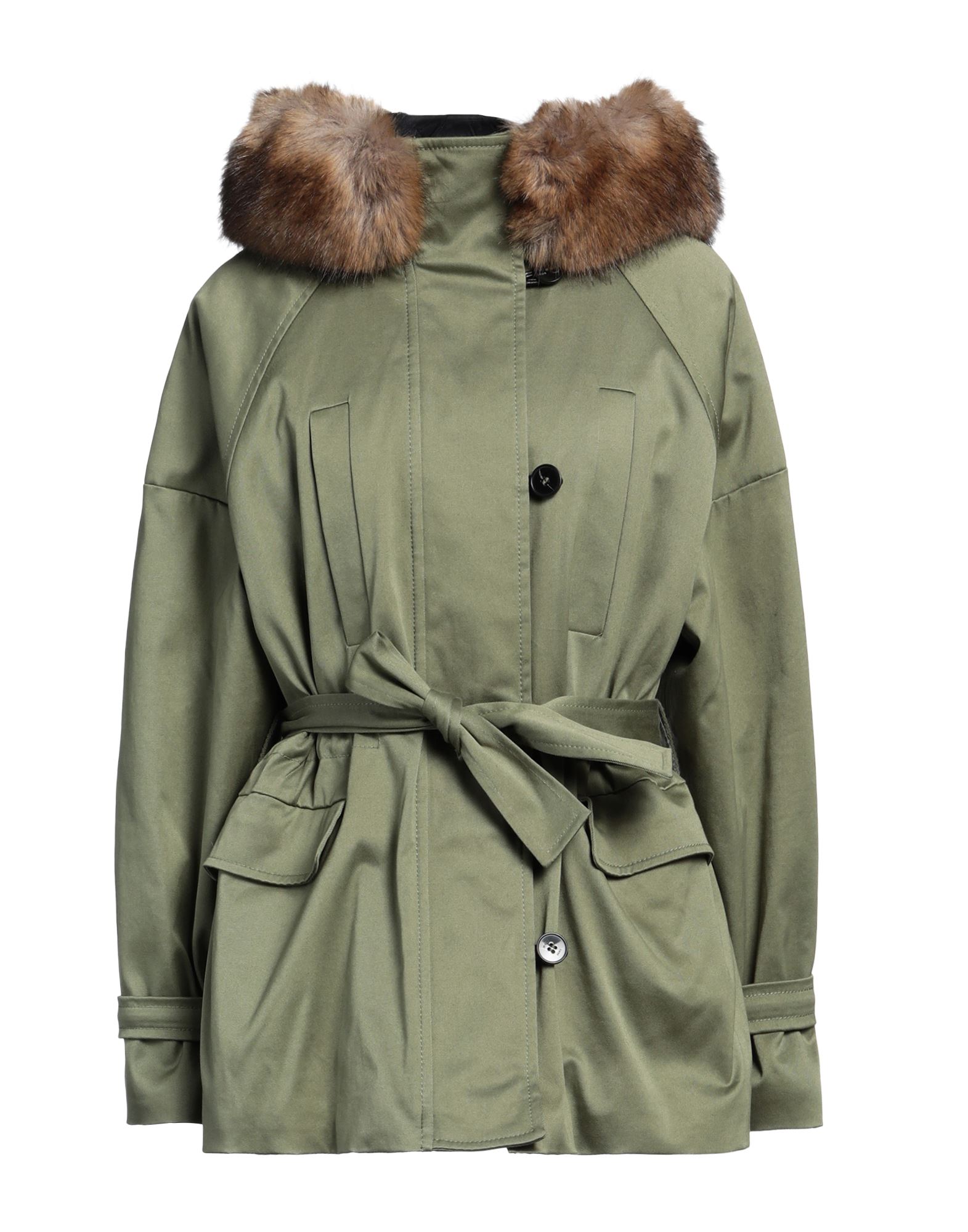 파카, 개버딘, 솔리드 컬러, 디테쳐블 디테일, 후드, 싱글브레스티드, 롱 슬리브, 합성 충전재, 버튼 여밈, 지퍼 여밈, 멀티 포켓, 스트레치, 드라이클리닝, 표백 금지, 건조기 사용불가. 이미지