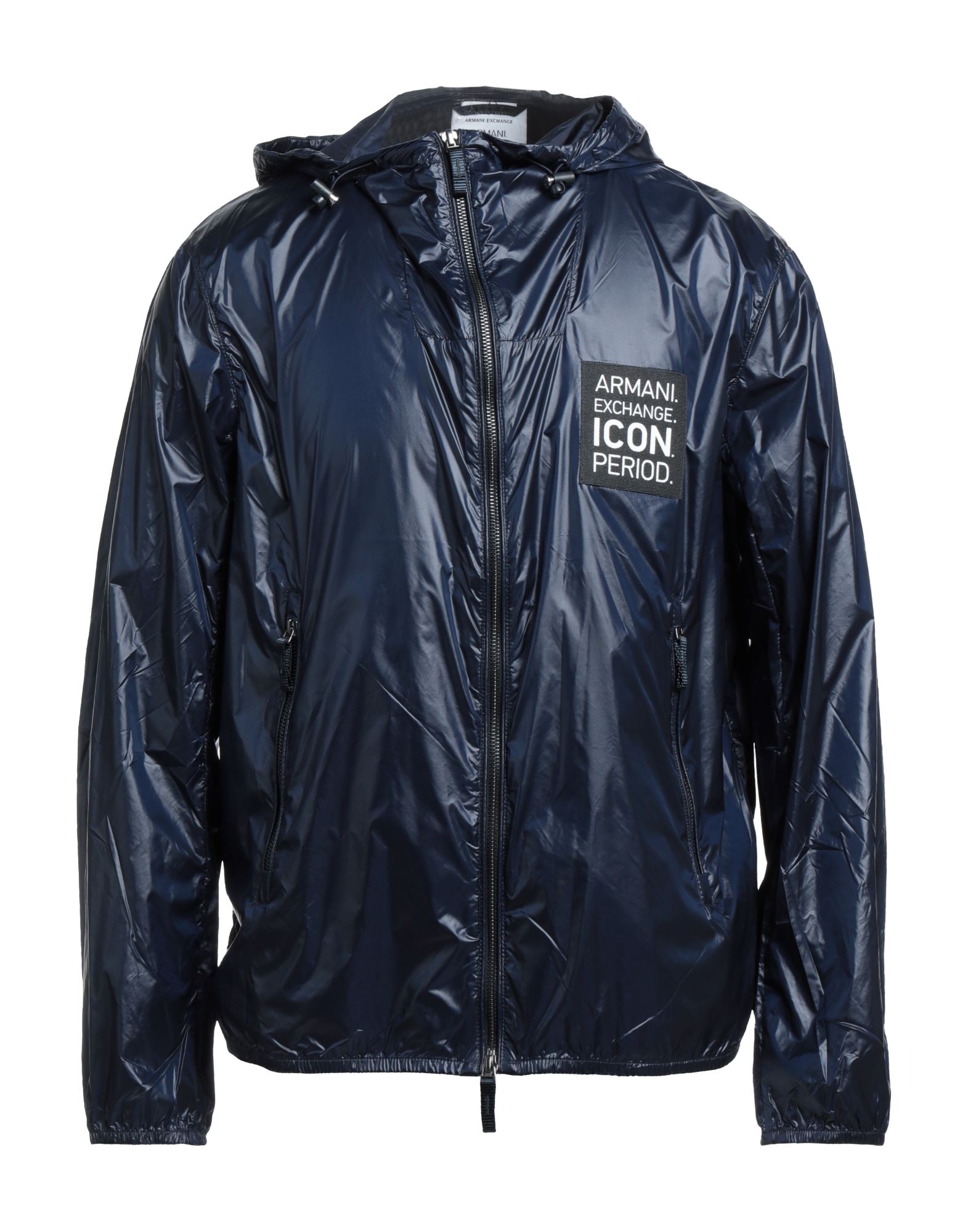 테크니컬 패브릭, 브랜드 로고, 콘트라스트 디테일, 장식 디테일 솔리드 컬러, 후드, 싱글브레스티드, 롱 슬리브, 엘라스틱 커프스, 안감없음, 지퍼 클로저, 멀티 포켓, 지퍼 포켓, 윈드브레이커 스타일. 이미지