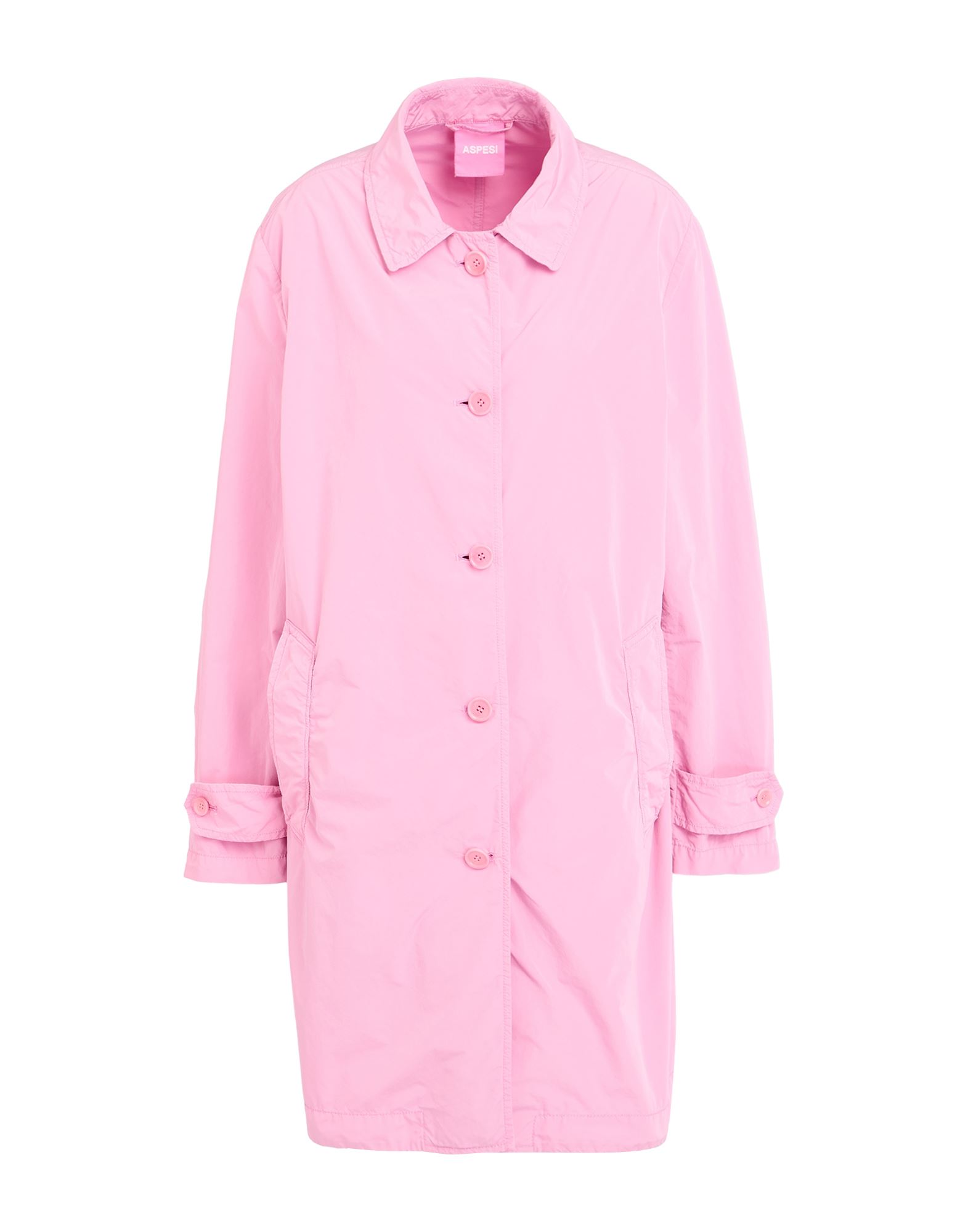 롱 자켓, 테크니컬 패브릭, 스트랩, 장식 디테일 솔리드 컬러, 클래식 칼라, 싱글브레스티드, 롱 슬리브, 안감없음, 버튼 여밈, 멀티 포켓, 백 슬릿, 세탁기 세탁 또는 드라이클리닝, 표백 금지, 건조기 사용불가. 이미지