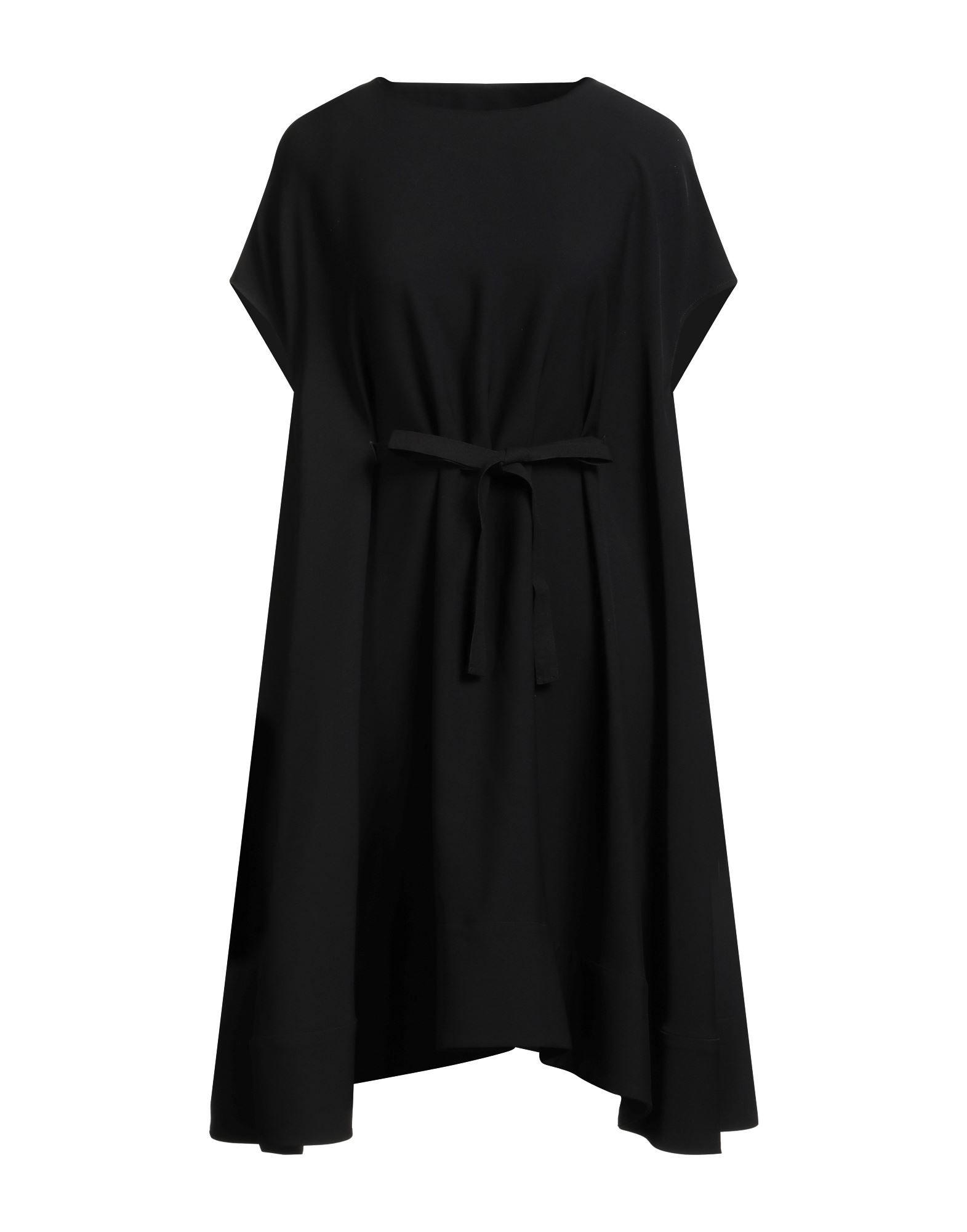 원피스 & 드레스, 우븐, 솔리드 컬러, 장식 부착 없음, 크루넥, 쇼트 슬리브, 안감없음, 포켓 없음, 드라이클리닝, 표백 금지, 건조기 사용불가. 이미지