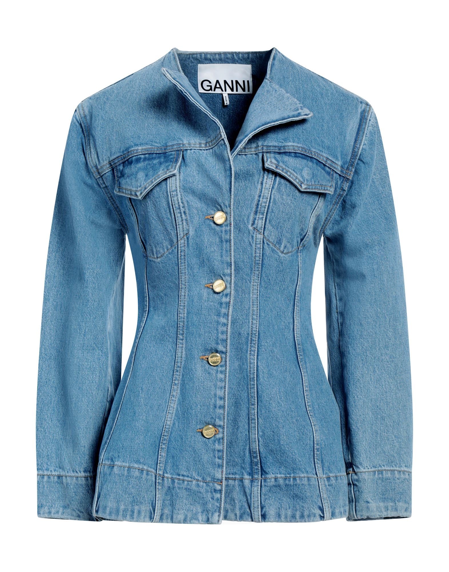 데님 자켓, 데님, 솔리드 컬러, 브랜드 로고, 라이트 워싱, 크루넥, 롱 슬리브, 안감없음, 버튼 여밈, 멀티 포켓, 세탁기로 세탁, 표백 금지, 건조기 사용불가, 이 브랜드는 사이즈가 크게 나옵니다. 이미지