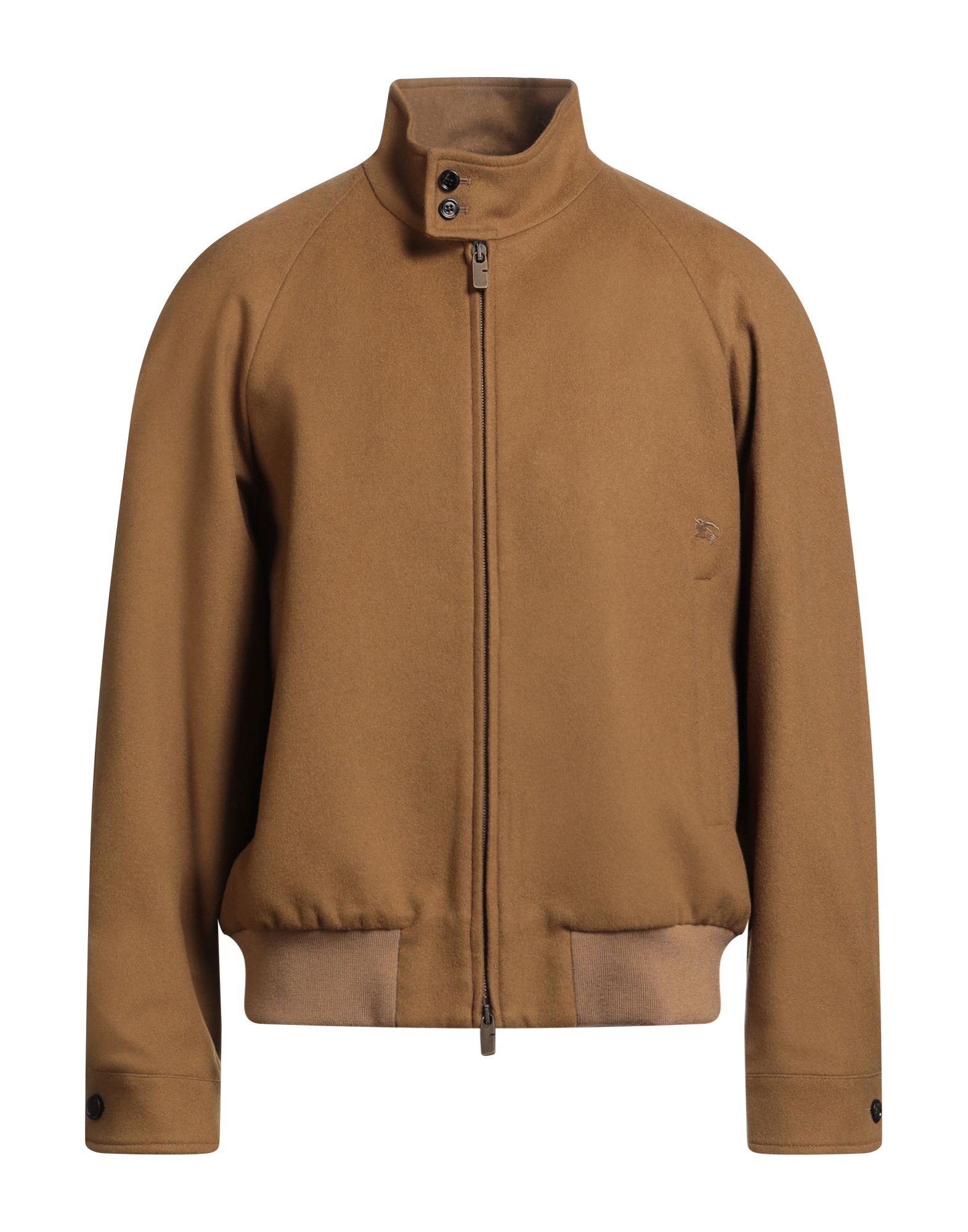 해링턴 자켓, 펠트, 미디엄웨이트 니트, 장식 부착 없음, 솔리드 컬러, 크루넥, 롱 슬리브, 버튼 커프스, 안감있음, 지퍼 여밈, 버튼 여밈, 웰트 포켓, 드라이클리닝, 표백 금지, 건조기 사용불가. 이미지