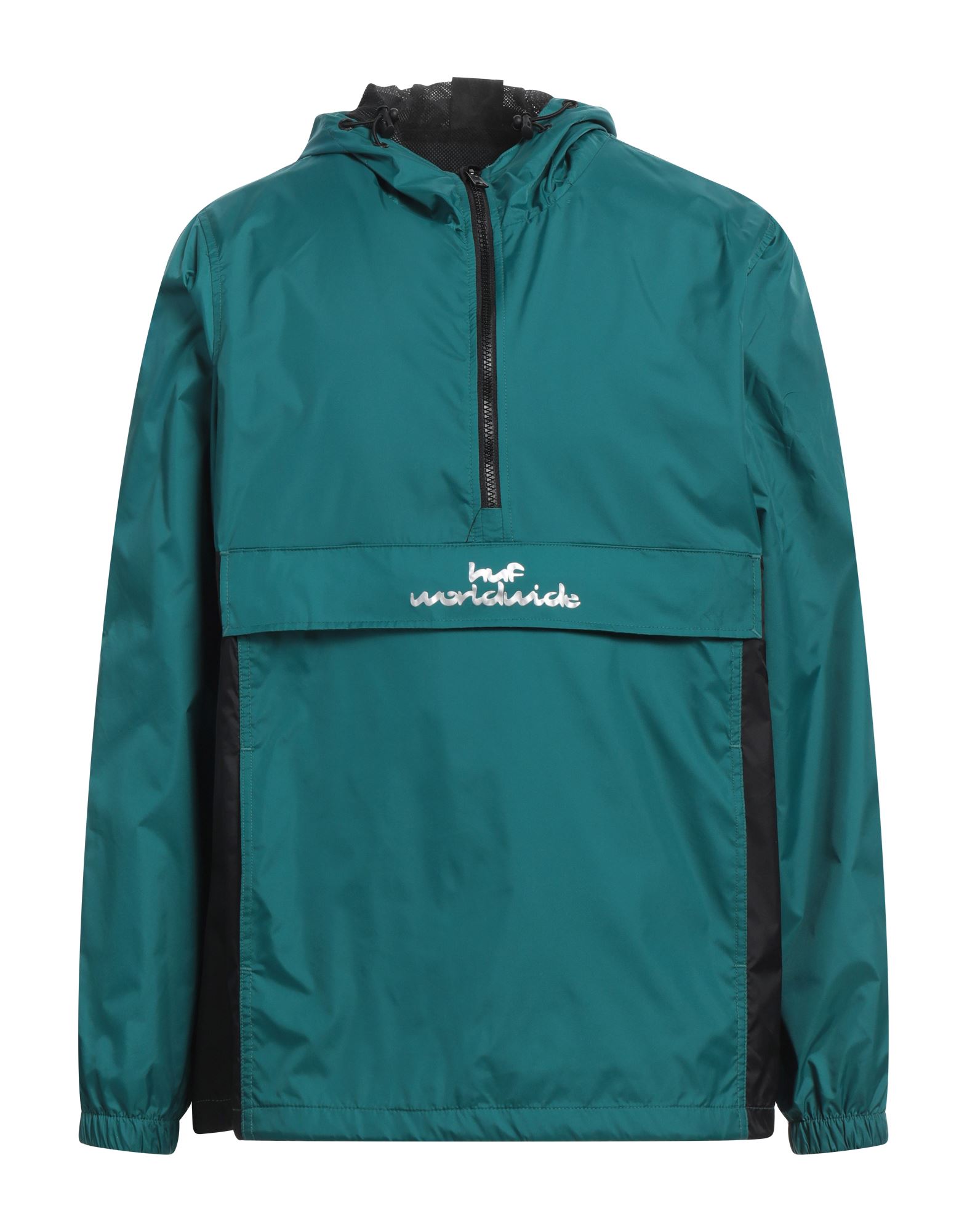 테크니컬 패브릭, 브랜드 로고, 멀티컬러 패턴, 후드, 싱글브레스티드, 롱 슬리브, 안감있음, 지퍼 여밈, 멀티 포켓, 세탁기로 세탁, 건조기 사용가능, 표백 금지, 기타 아우터웨어. 이미지