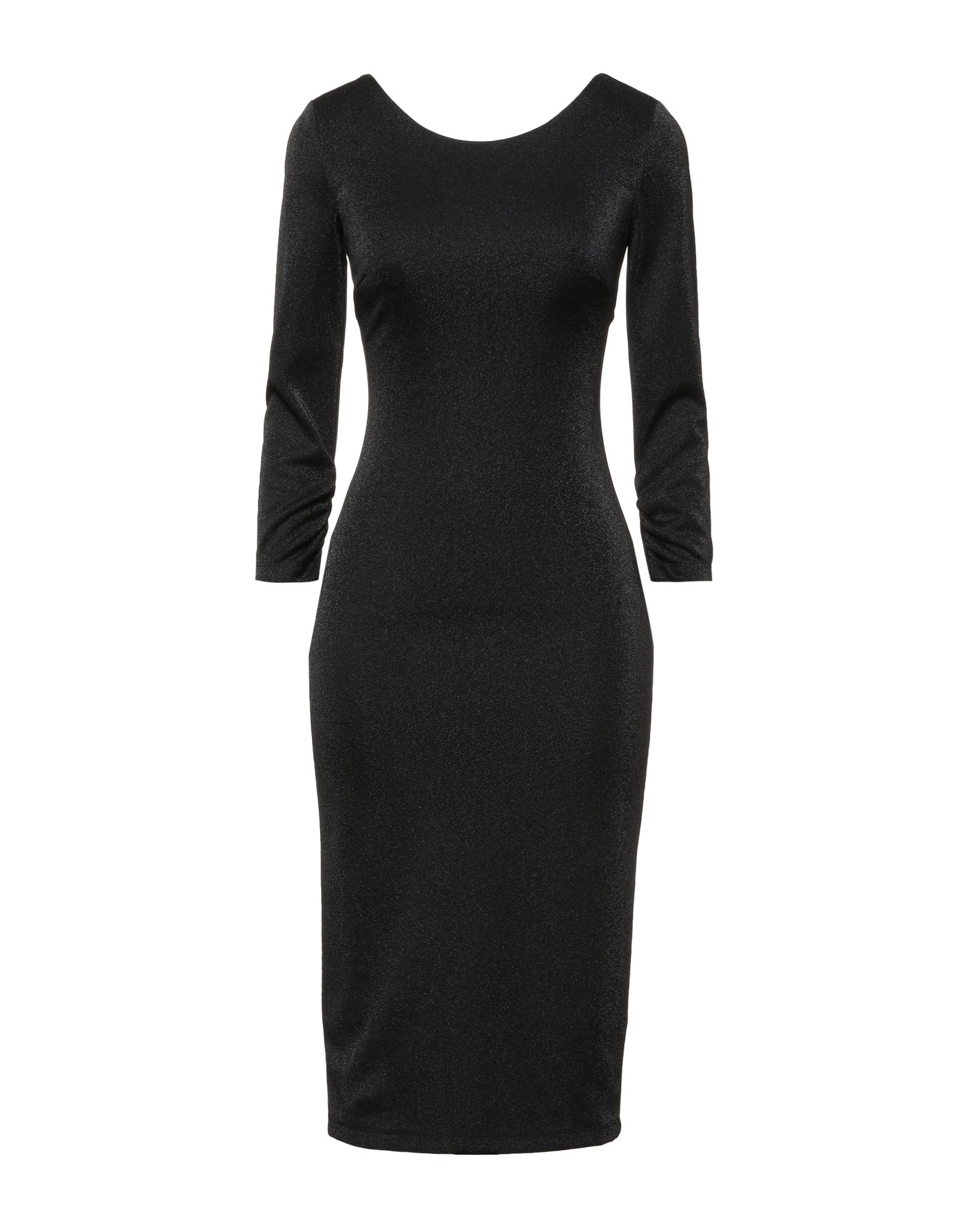 저지, 라메, 로고, 솔리드 컬러, 라운드 네크라인, 롱 슬리브, 포켓 없음, 안감없음. 이미지