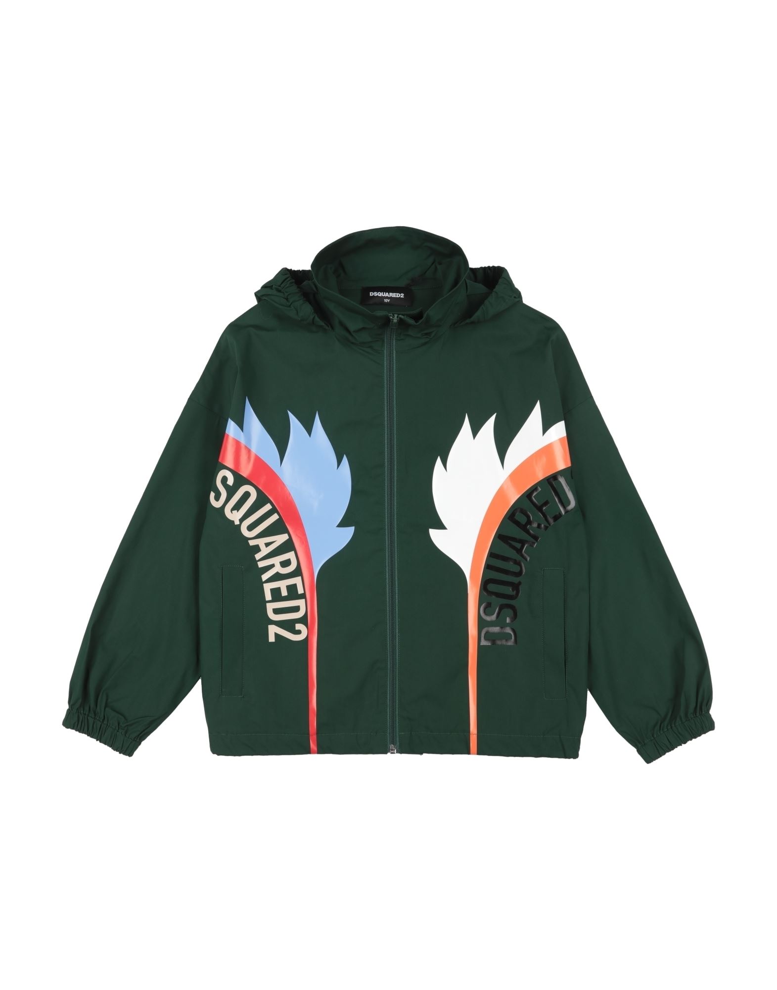 우븐, 프린트 디테일 솔리드 컬러, 브랜드 로고, 후드, 싱글브레스티드, 롱 슬리브, 안감없음, 지퍼 여밈, 멀티 포켓, 스트레치, 세탁기로 세탁, 표백 금지, 건조기 사용불가. 이미지