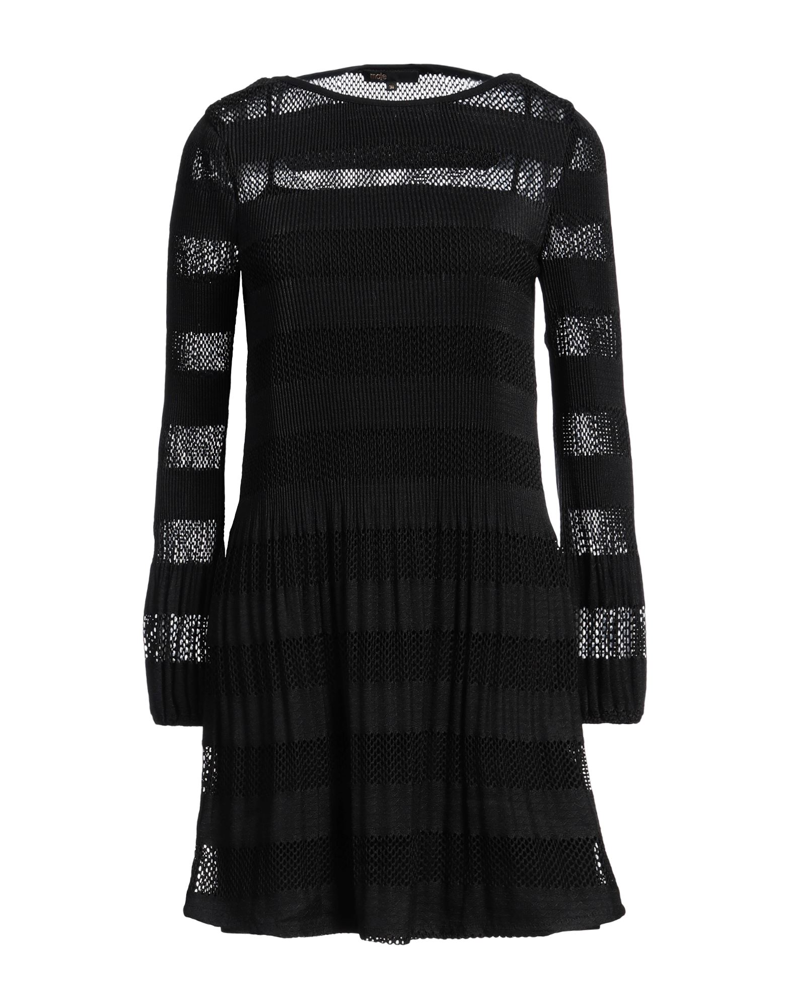 메쉬 패브릭, 자카드, 장식 부착 없음, 솔리드 컬러, 크루넥, 롱 슬리브, 슬립 내장, 손세탁 또는 드라이클리닝, 표백 금지, 건조기 사용불가, 다림질 금지, 플레어 드레스. 이미지