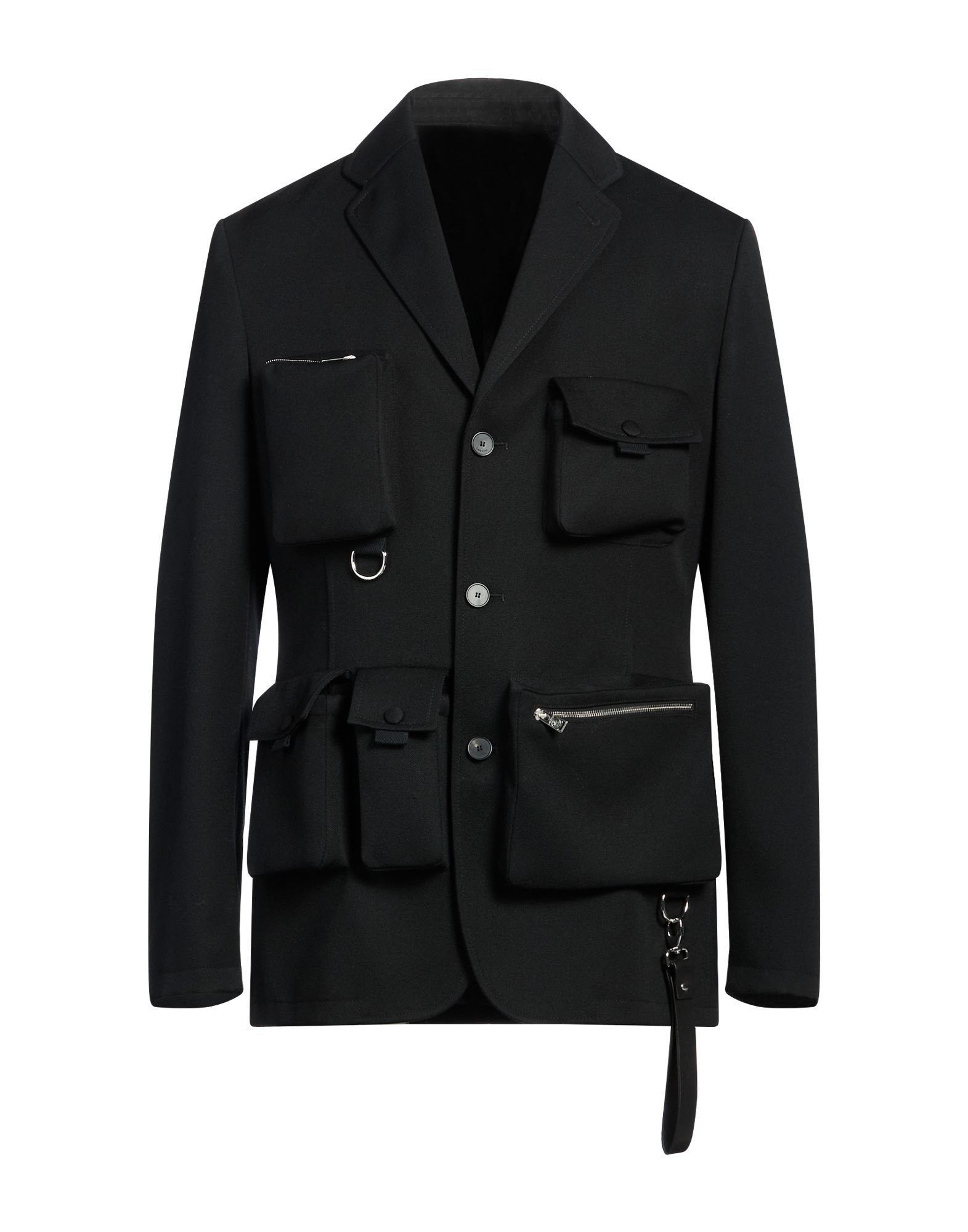 사파리 자켓, 트윌, 솔리드 컬러, 장식 부착 없음, 라펠, 싱글브레스티드, 롱 슬리브, 안감있음, 지퍼 여밈, 멀티 포켓, 동물성 비섬유 자재 함유, 드라이클리닝, 표백 금지, 건조기 사용불가. 이미지