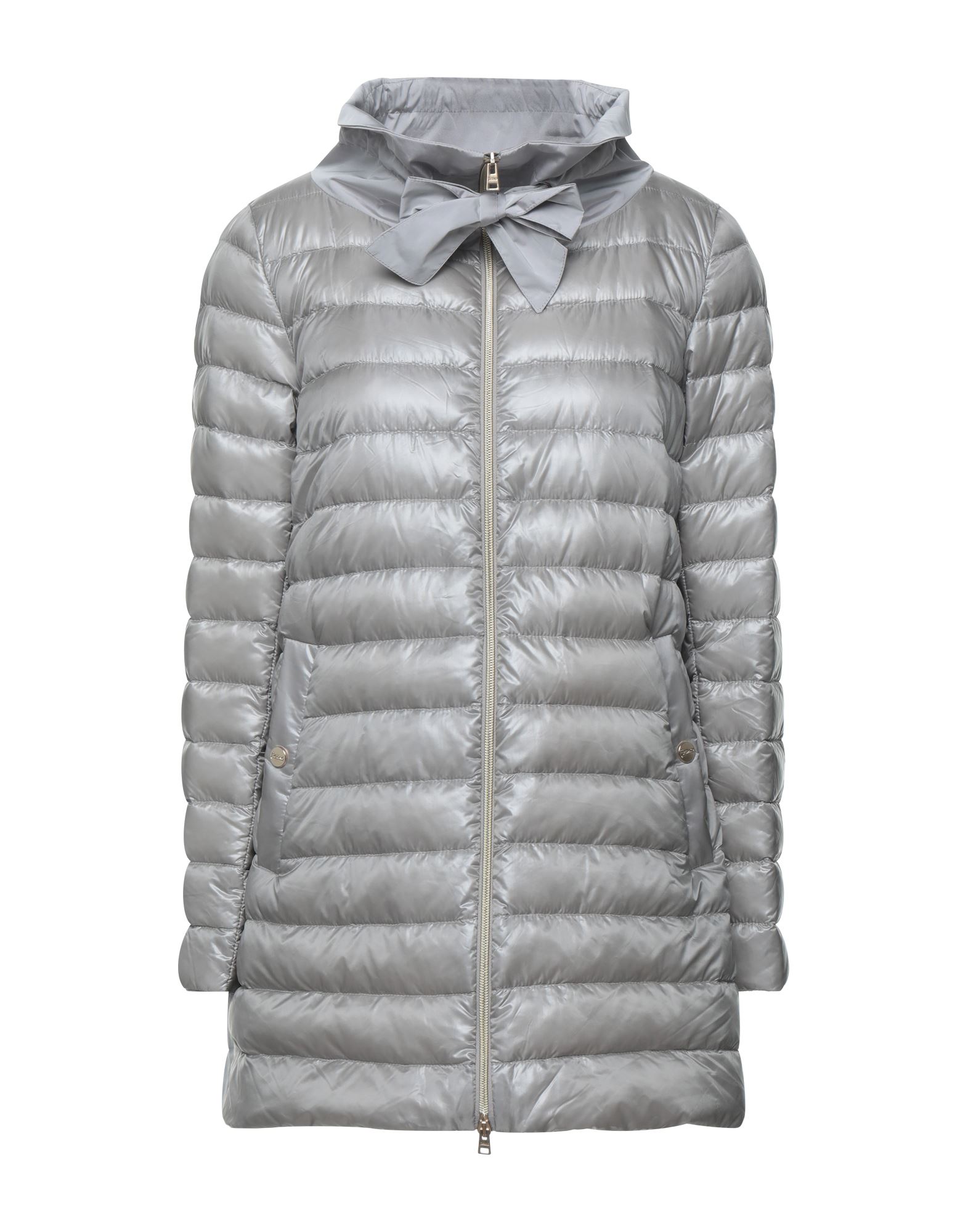 테크니컬 패브릭, 평직, 브랜드 로고, 솔리드 컬러, 터틀넥, 싱글브레스티드, 롱 슬리브, 부분 다운 패딩, κλείσιμο με φερμουάρ, 멀티 포켓, 동물성 비섬유 자재 함유. 이미지