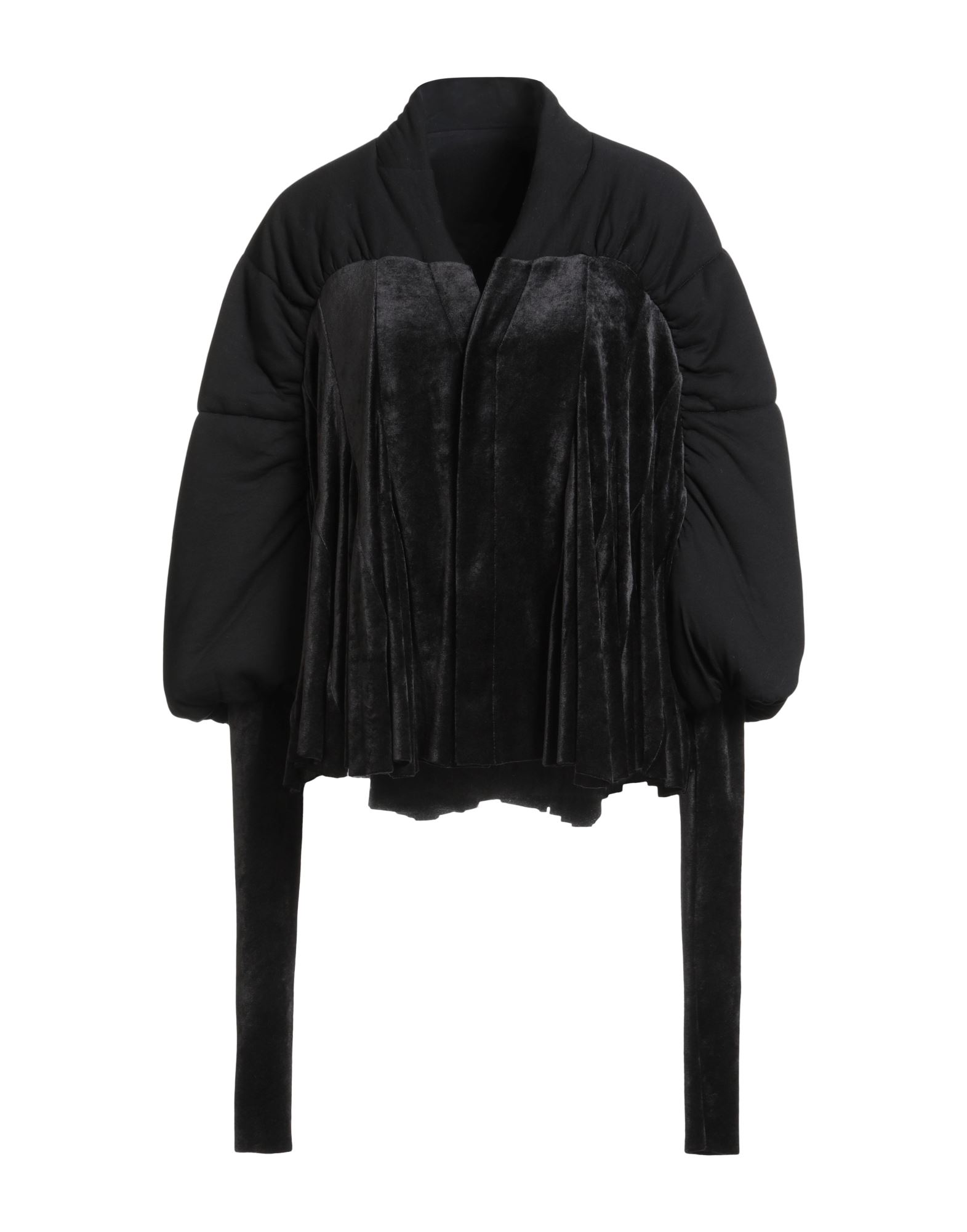 캐주얼 자켓, 저지, 셔닐, 개더 디테일, 솔리드 컬러, v 네크라인, 롱 슬리브, 안감없음, 스냅버튼 여밈, 드라이클리닝, 건조기 사용불가. 이미지