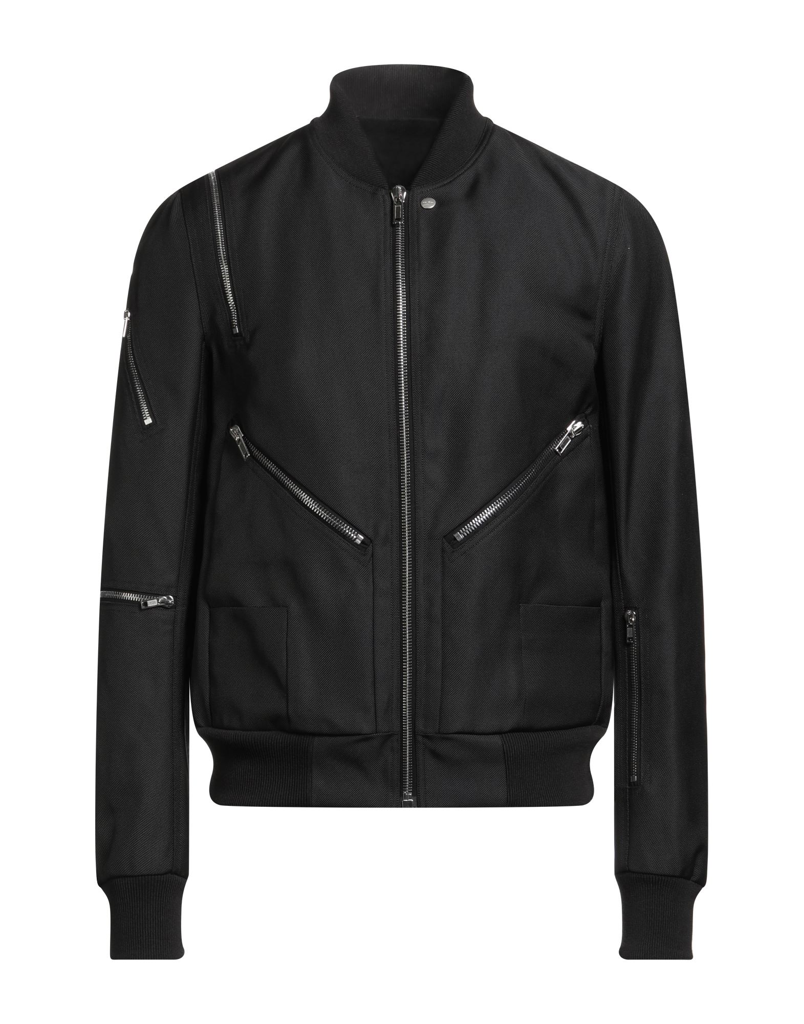 보머 자켓, 캔바스, 솔리드 컬러, 니트 트리밍, 크루넥, 싱글브레스티드, 롱 슬리브, 리브 조직 커프스, 안감있음, 지퍼 여밈, 지퍼 포켓, 드라이클리닝, 표백 금지, 건조기 사용불가. 이미지