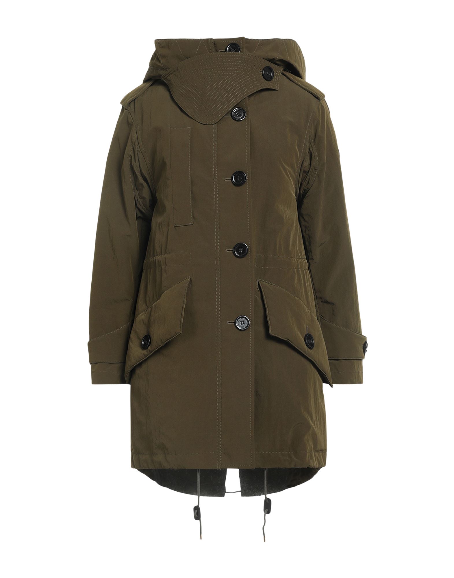 파카, 테크니컬 패브릭, 솔리드 컬러, 브랜드 로고, 디테쳐블 디테일, 후드, 싱글브레스티드, 롱 슬리브, 덕 다운 내장, 멀티 포켓, 2피스 세트, 동물성 비섬유 자재 함유, 드라이클리닝, 표백 금지, 건조기 사용불가. 이미지