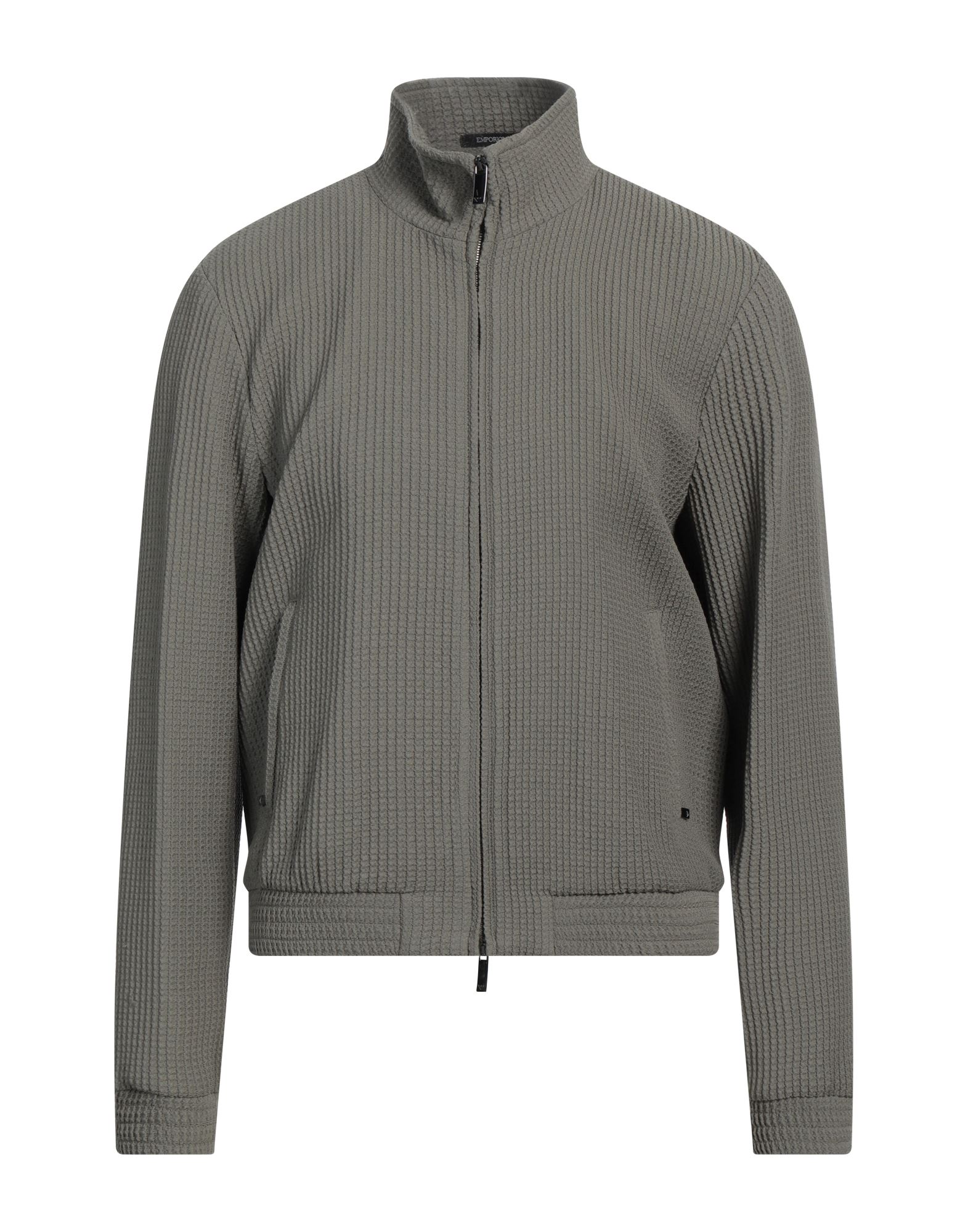 캐주얼 자켓, 크레이프, 스트레치 패브릭, 장식 부착 없음, 솔리드 컬러, 터틀넥, 롱 슬리브, 안감없음, 지퍼 여밈, 지퍼 포켓, 드라이클리닝, 표백 금지, 건조기 사용불가, 다림질 금지. 이미지