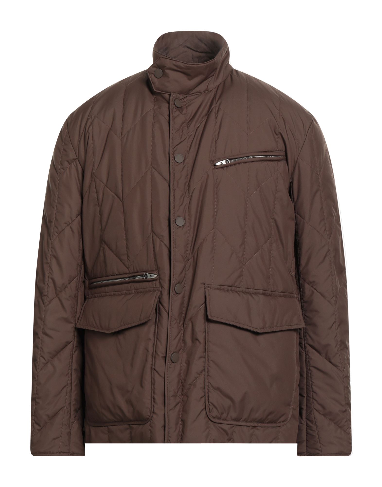 캐주얼 자켓, 테크니컬 패브릭, 브랜드 로고, 솔리드 컬러, 클래식 칼라, 롱 슬리브, 합성 충전재, 라이트 패딩, 스냅버튼 여밈, 멀티 포켓, 세탁기로 세탁, 표백 금지, 건조기 사용불가. 이미지