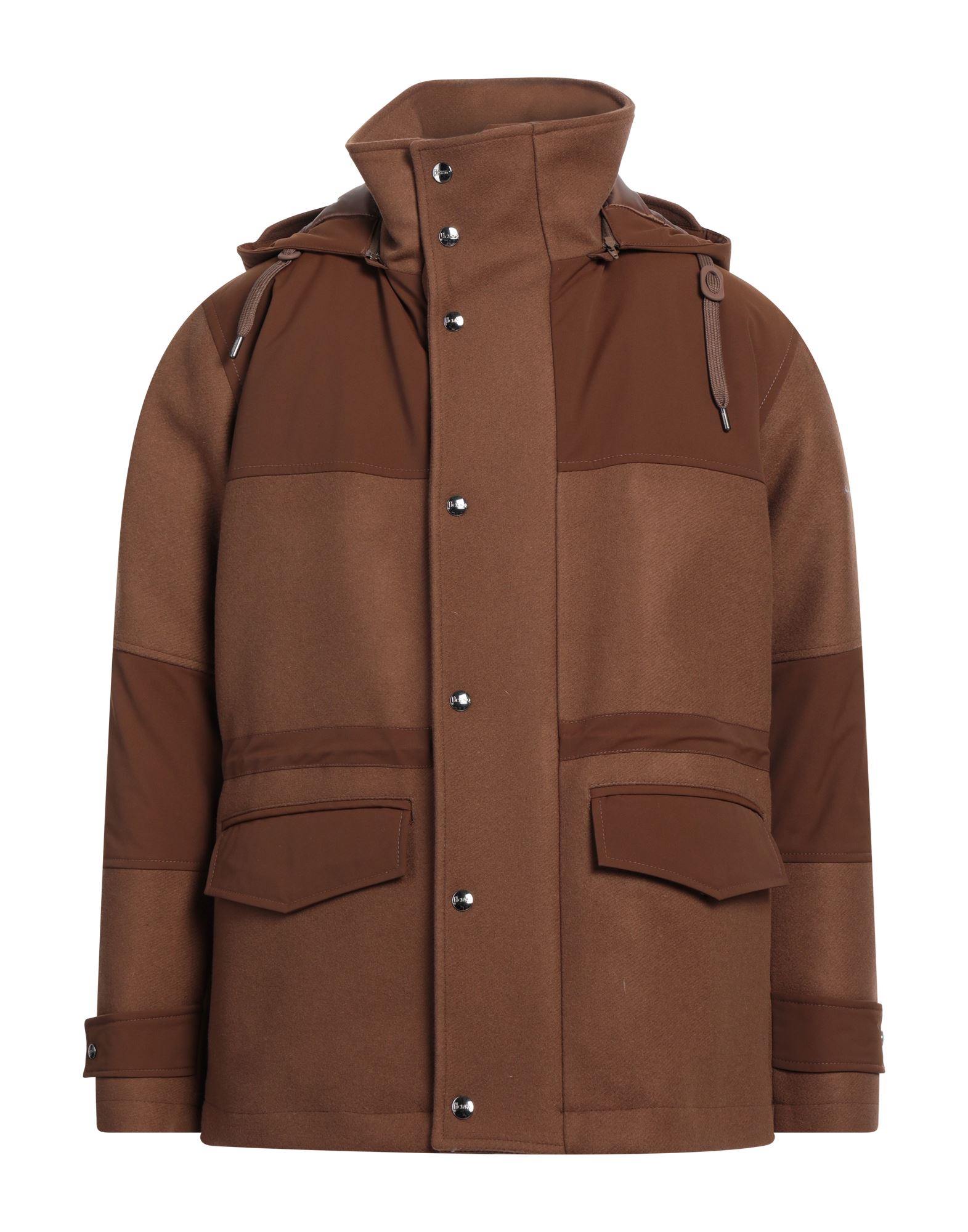 파카, 펠트, 테크니컬 패브릭, 솔리드 컬러, 브랜드 로고, 목 부분의 분리 가능한 후드, 롱 슬리브, 합성 충전재, 지퍼 여밈, 스냅버튼 여밈, 멀티 포켓, 드라이클리닝, 표백 금지, 건조기 사용불가. 이미지