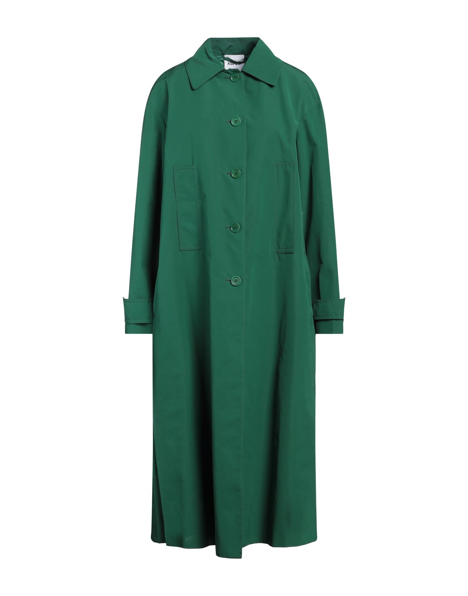 롱 자켓, 우븐, 솔리드 컬러, 장식 부착 없음, 클래식 칼라, 싱글브레스티드, 롱 슬리브, 안감있음, 버튼 여밈, 멀티 포켓, 드라이클리닝, 표백 금지, 건조기 사용불가. 이미지