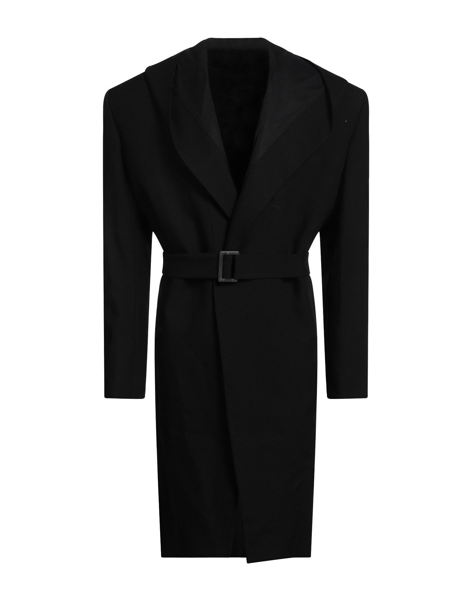 롱 자켓, 우븐, 솔리드 컬러, 벨트, 후드, 싱글브레스티드, 롱 슬리브, 안감있음, 멀티 포켓, 드라이클리닝, 건조기 사용불가. 이미지