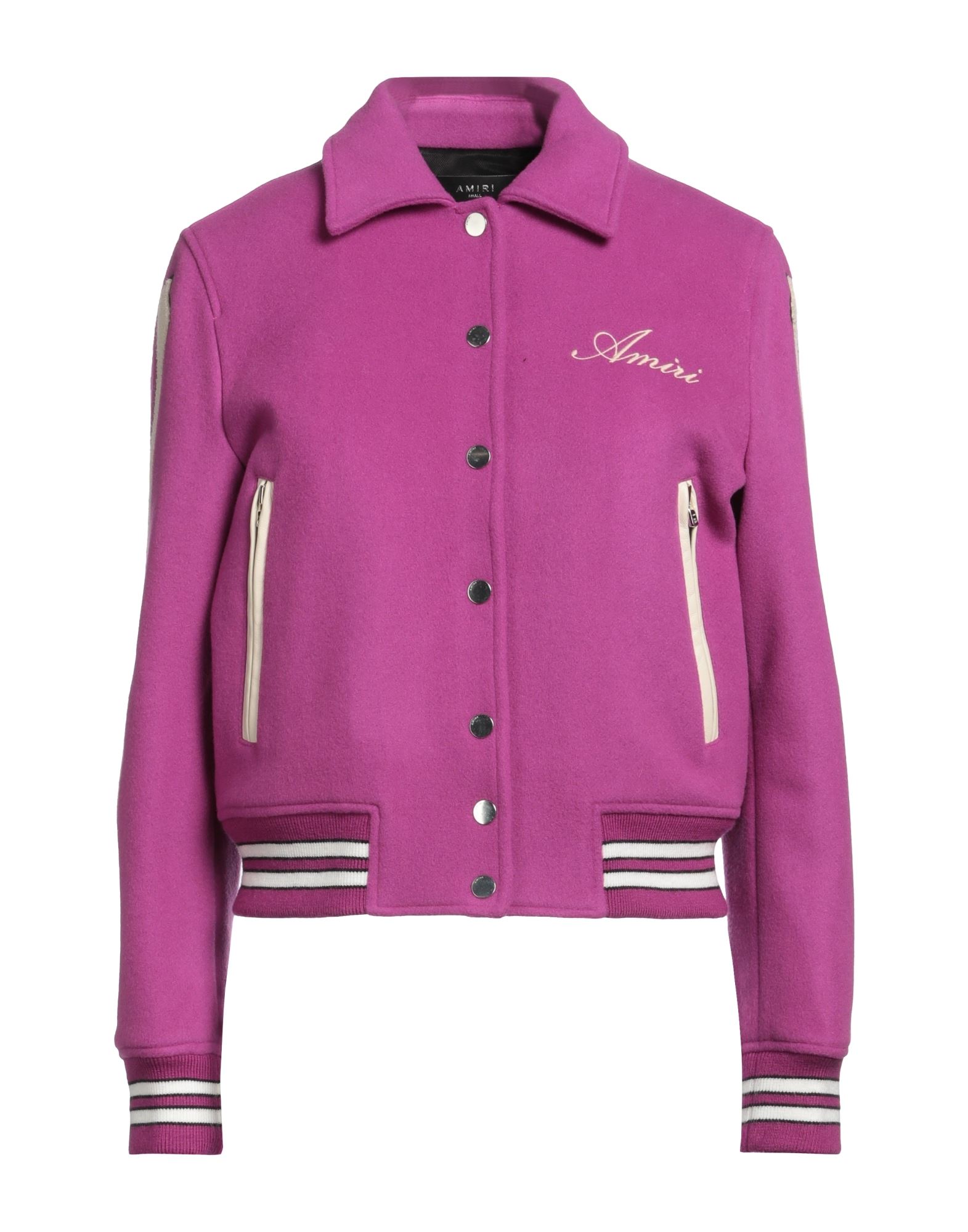 바시티 자켓, 플란넬, 솔리드 컬러, 브랜드 로고, 클래식 칼라, 싱글브레스티드, 롱 슬리브, 안감있음, 스냅버튼 여밈, 멀티 포켓, 손세탁, 표백 금지, 건조기 사용불가. 이미지